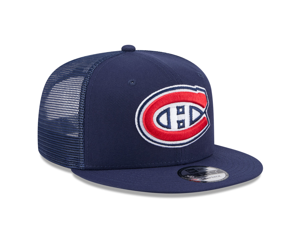 Montreal Canadiens NHL New Era Men's Navy 9Fifty Trucker Snapback