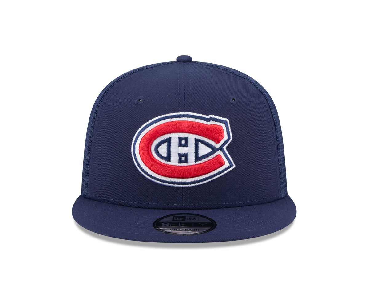 Montreal Canadiens NHL New Era Men's Navy 9Fifty Trucker Snapback