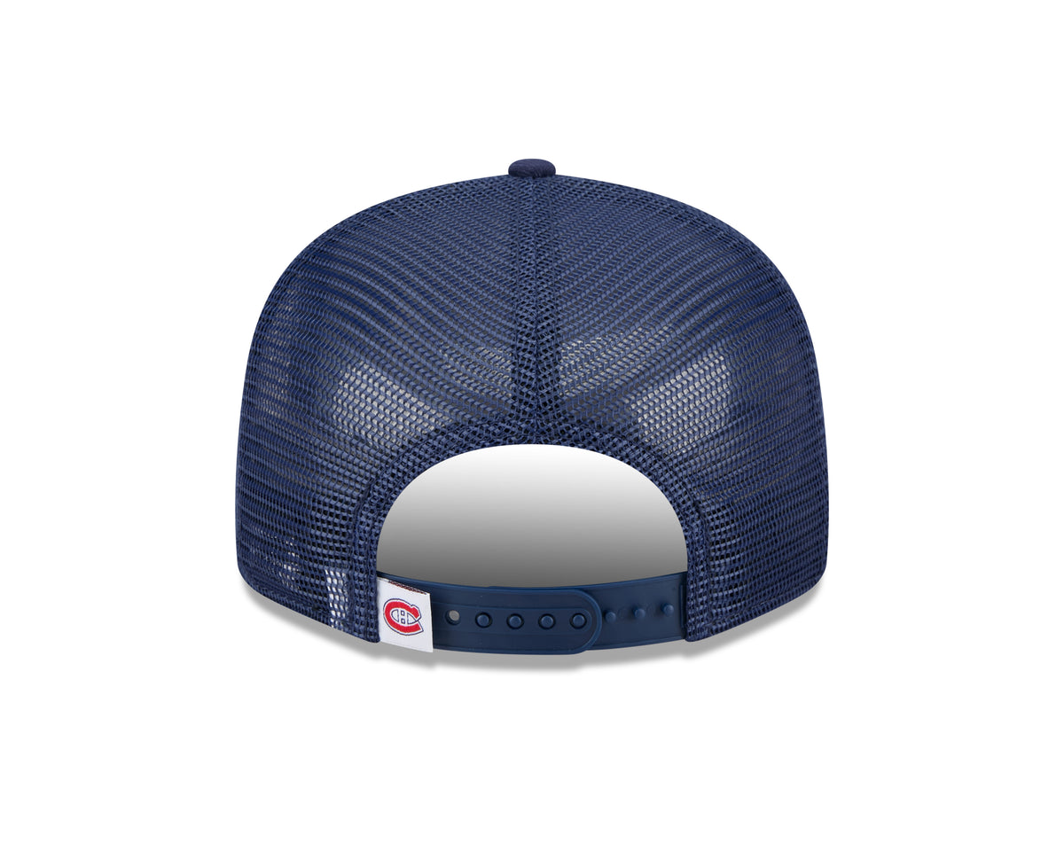 Montreal Canadiens NHL New Era Men's Navy 9Fifty Trucker Snapback