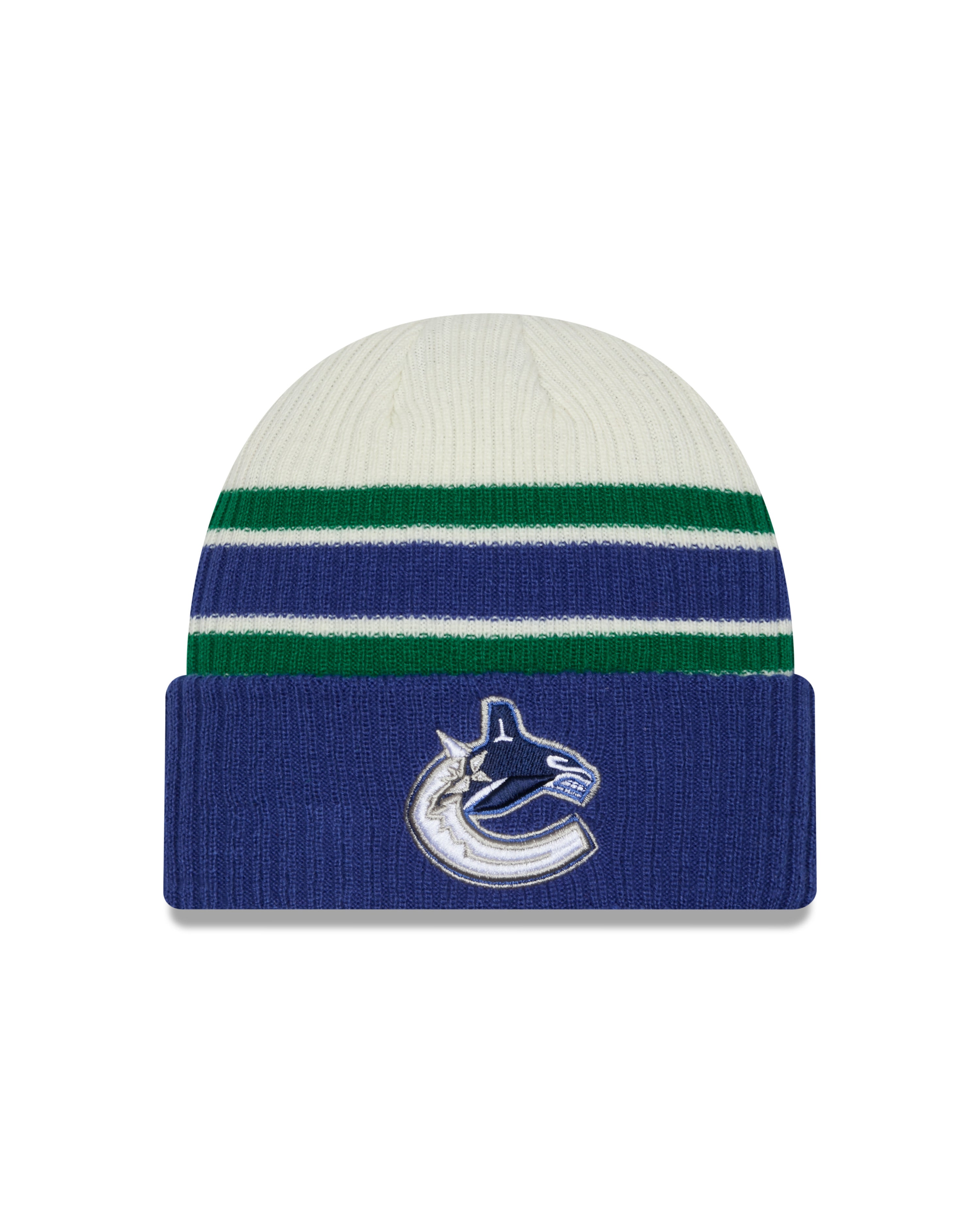 Vancouver Canucks NHL New Era Men's Vintage Beanie Knit Hat