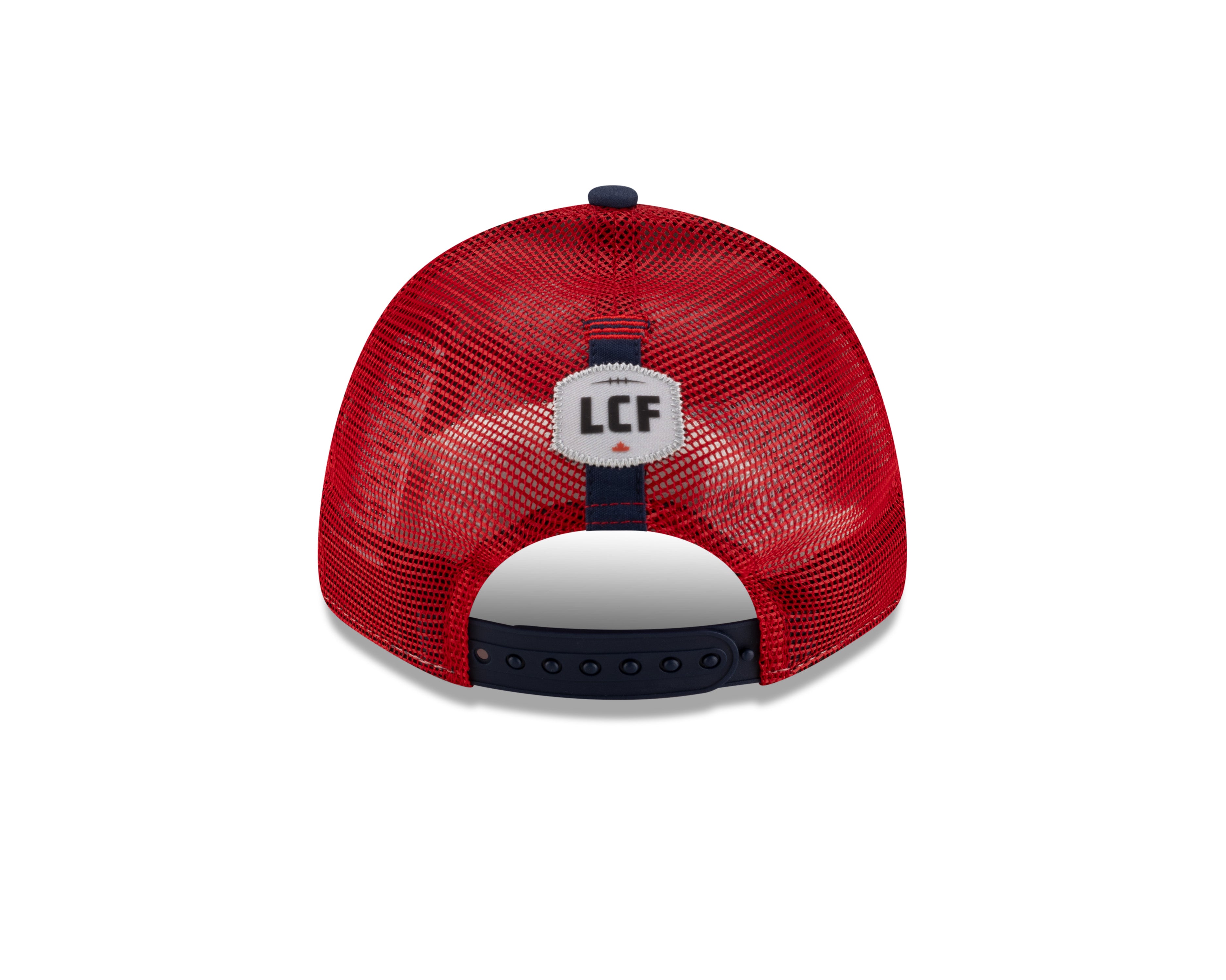 Montreal Alouettes CFL New Era Men's Navy 9Forty 2025 Sideline Trucker Adjustable Hat