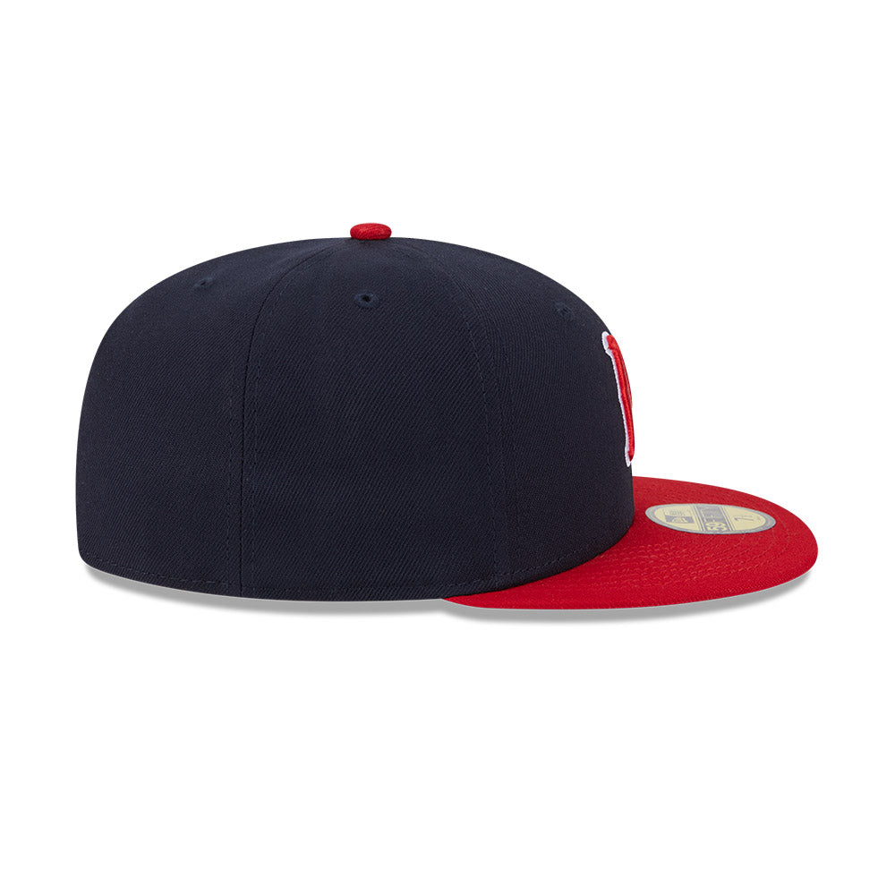 Nashville Sounds MiLB New Era Men's Navy/Red 59Fifty Authentic Collection Fitted Hat