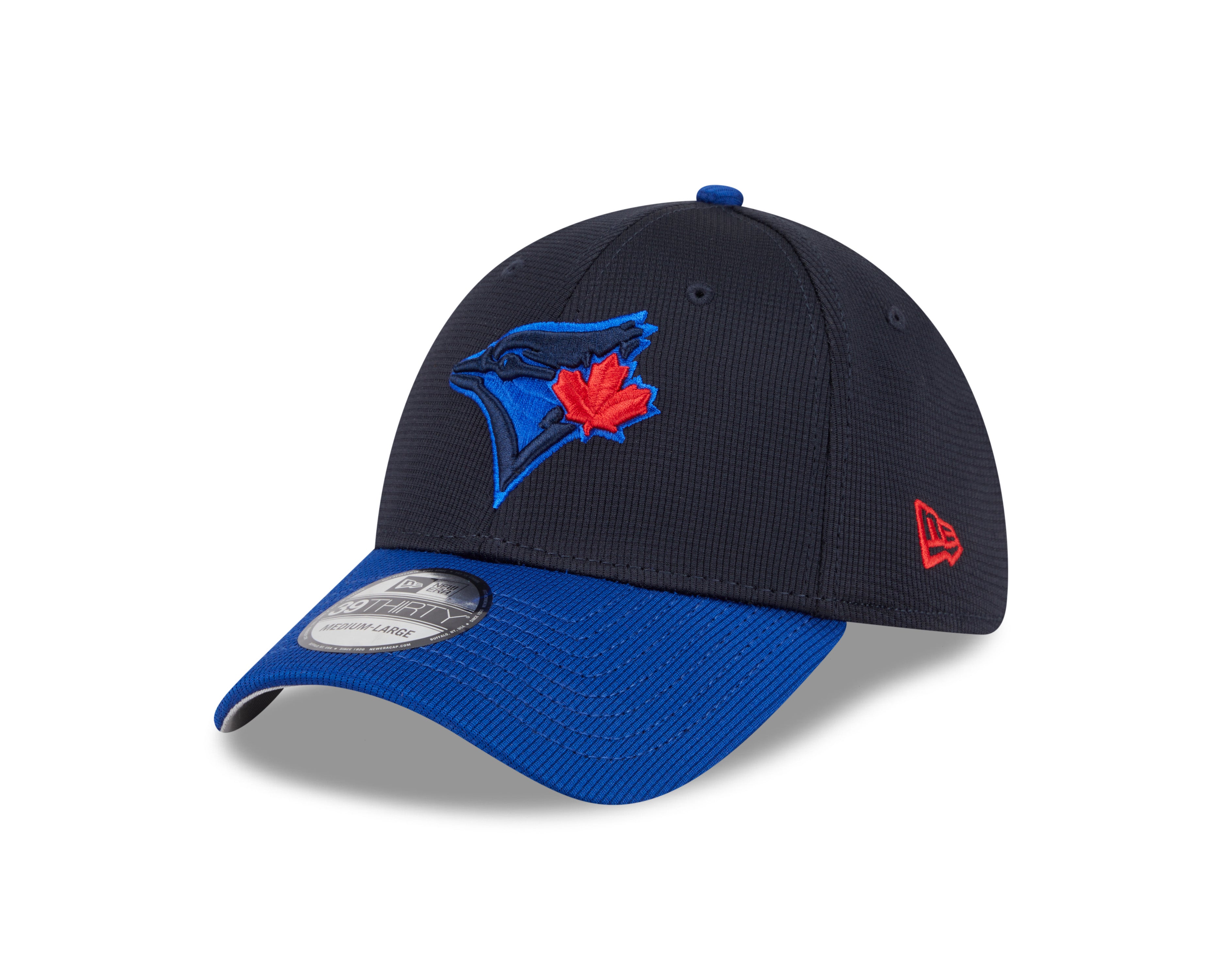 Toronto Blue Jays MLB New Era Men's Navy/Royal 39Thirty 2024 City Connect Stretch Fit Hat