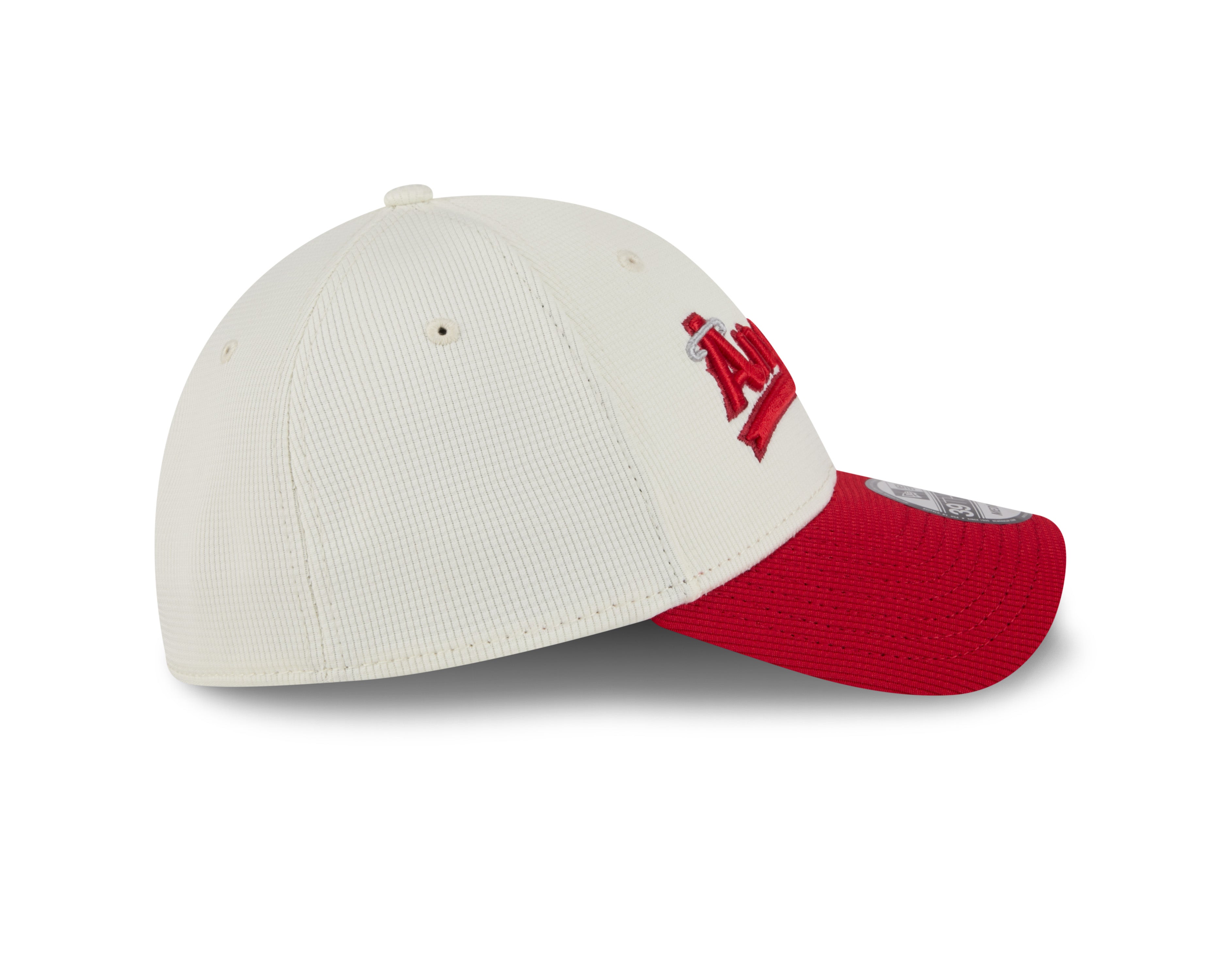 Casquette extensible City Connect 2022 beige/rouge New Era des Angels d'Anaheim pour homme