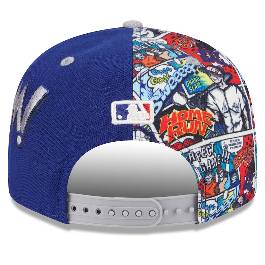 Los Angeles Dodgers MLB New Era Men's Royal/Gray 9Fifty 2025 Diamond Hero Edition Snapback