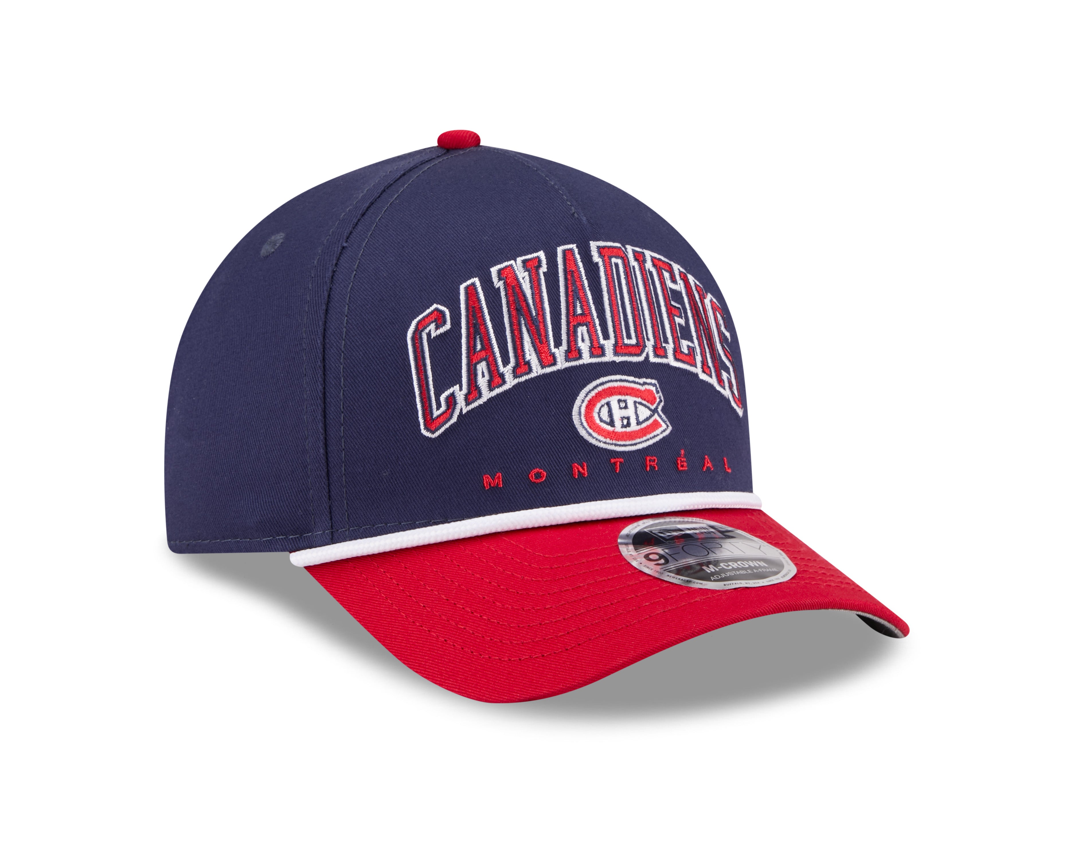 Montreal Canadiens NHL New Era Men's Royal Blue/Red 9FORTY M-Crown A-Frame Hat