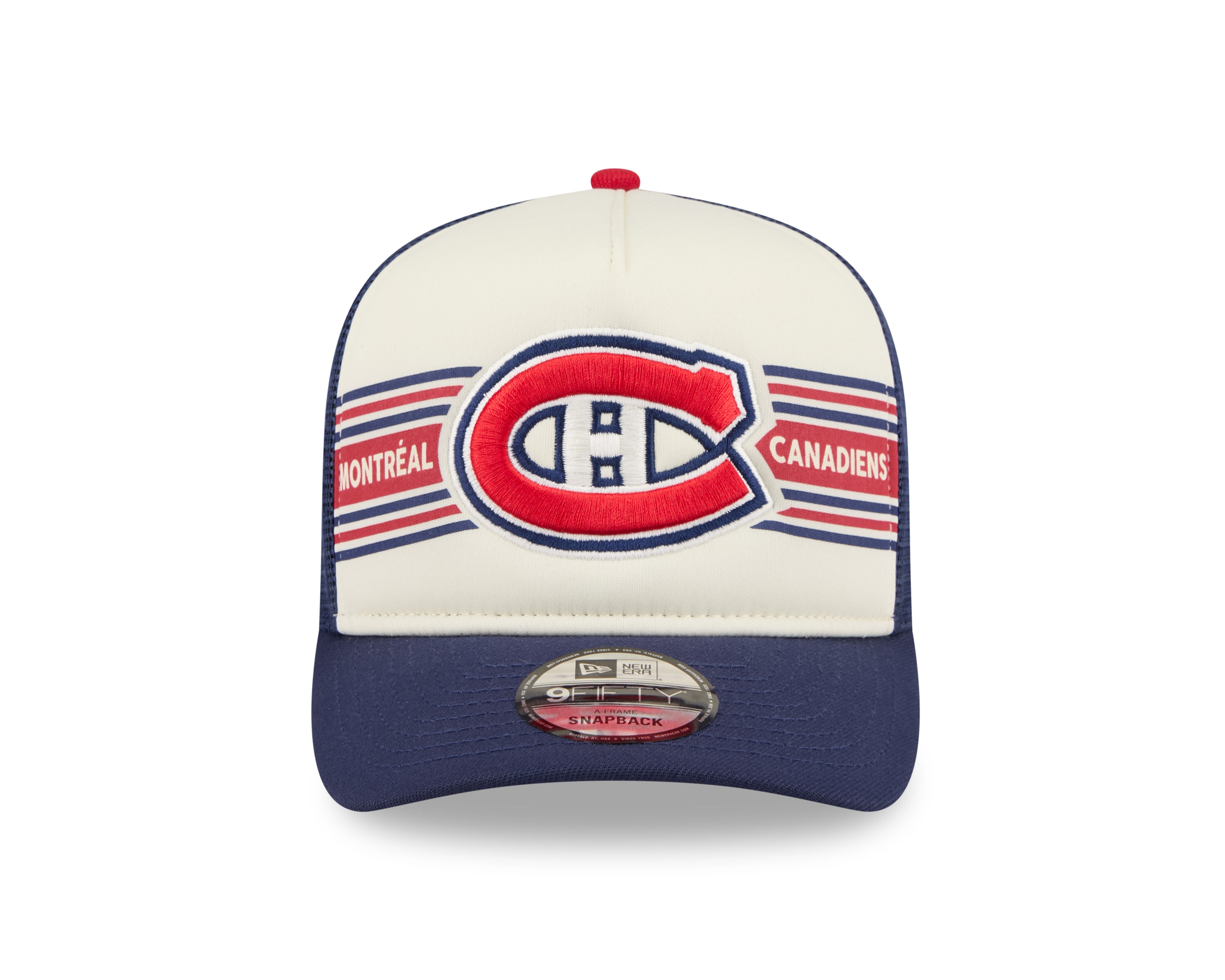 Montreal Canadiens NHL New Era Men's 9Fifty A-Frame Banner Trucker Snapback
