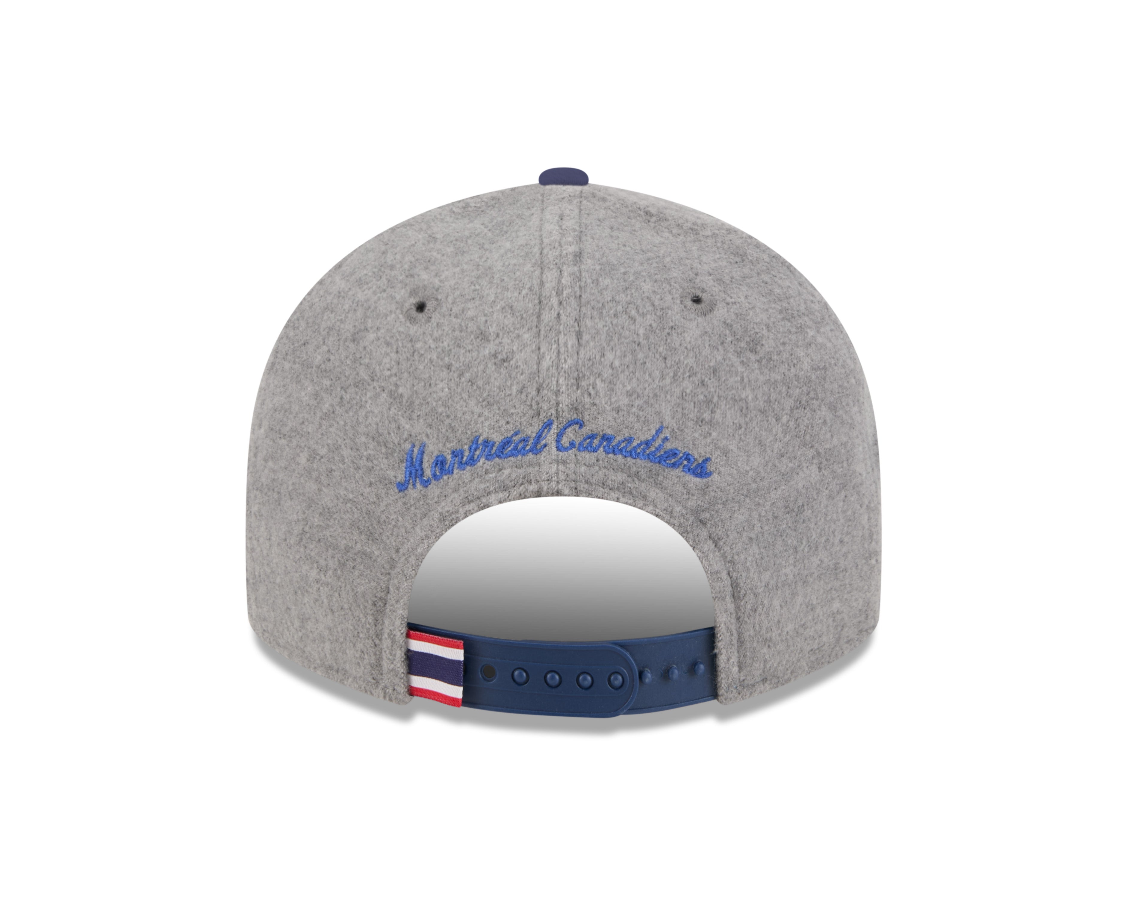 Montreal Canadiens NHL New Era Men's Grey Melton 9Fifty Wool Snapback