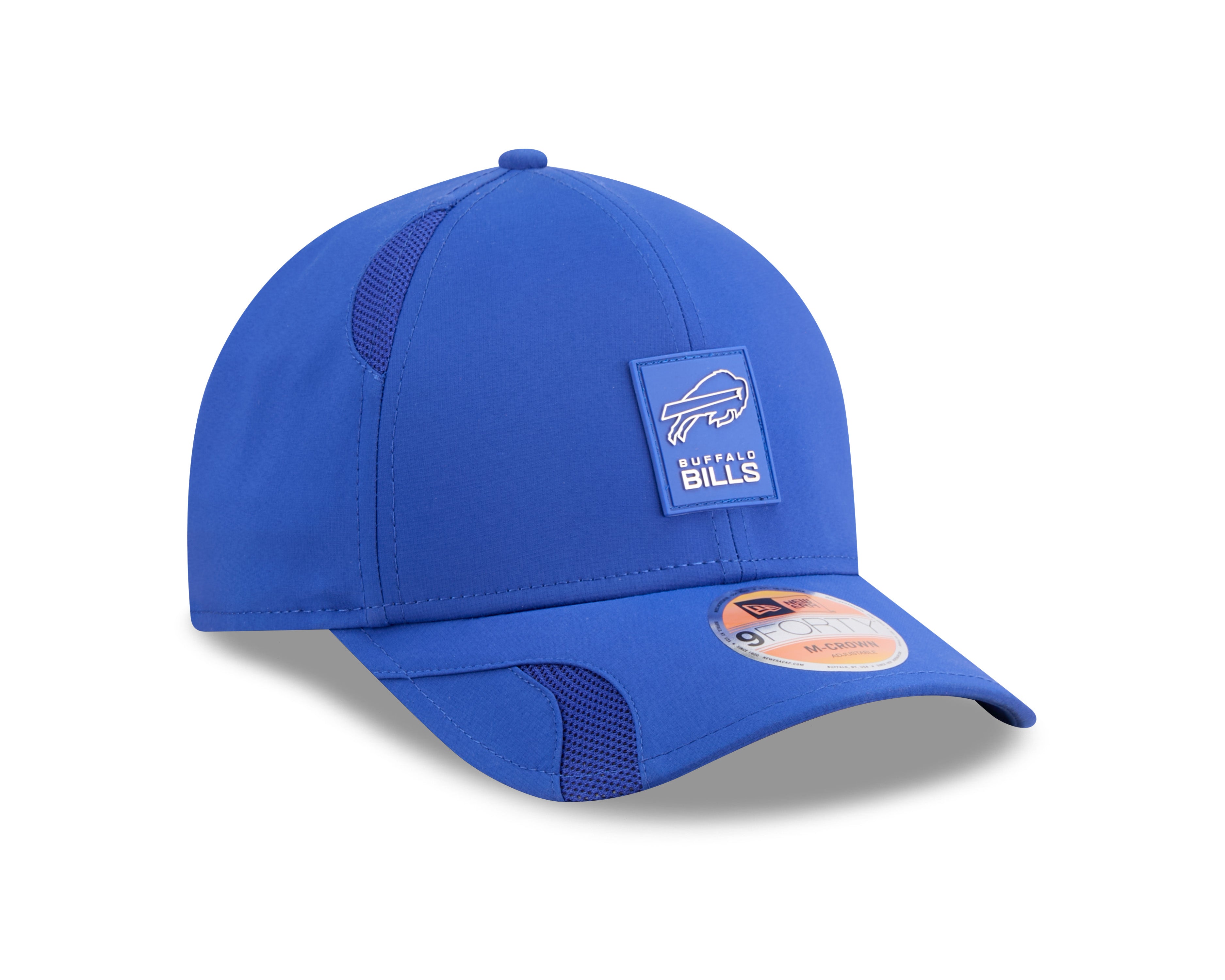 Buffalo Bills NFL New Era Men's Royal Blue 9Forty 2025 Sideline M-Crown Snapback