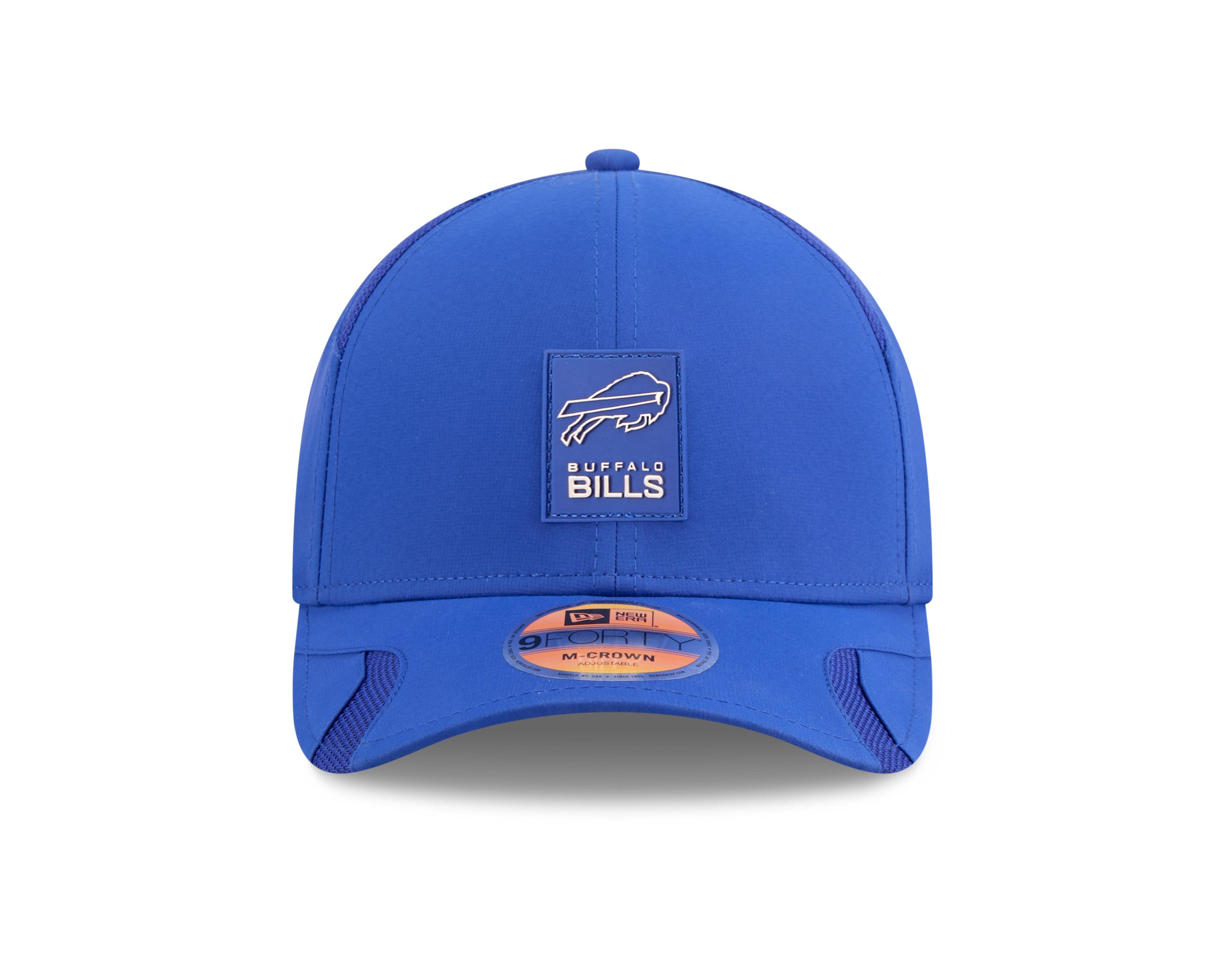 Buffalo Bills NFL New Era Men's Royal Blue 9Forty 2025 Sideline M-Crown Snapback