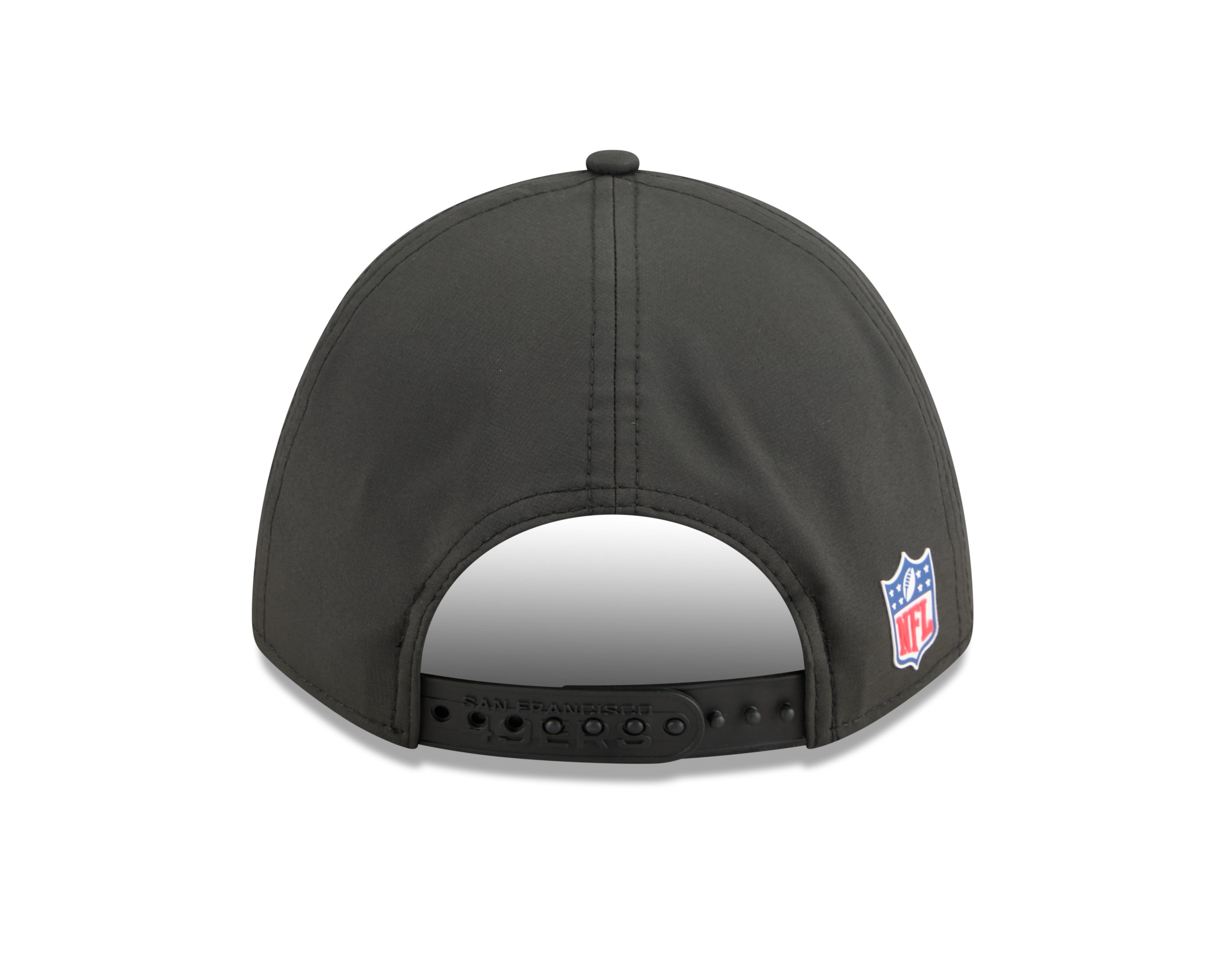 San Francisco 49ers NFL New Era Men's Black 9Forty 2025 Sideline M-Crown Snapback