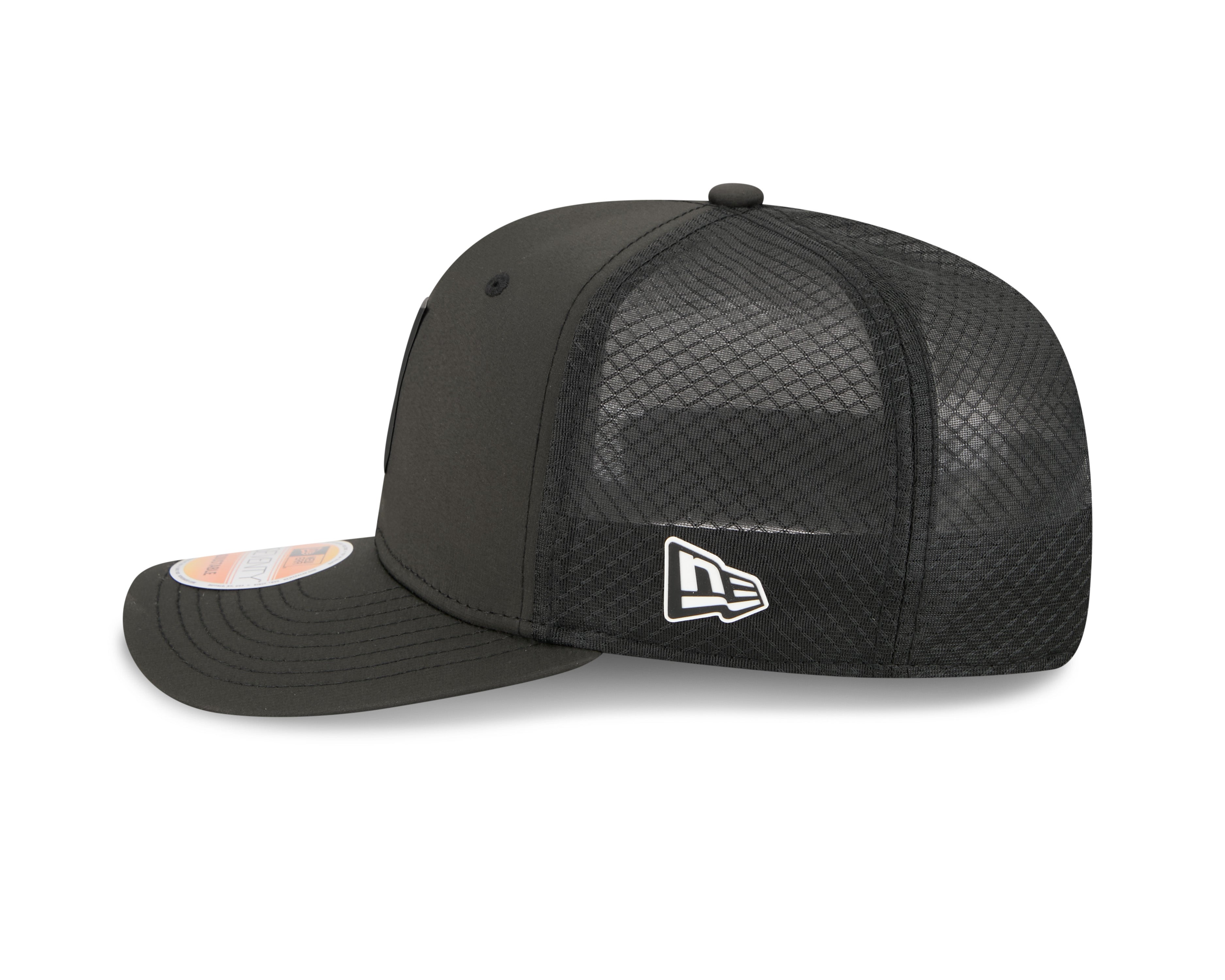 Detroit Lions NFL New Era Men's Black 9Seventy 2025 Sideline Hot Weather Trucker Snapback