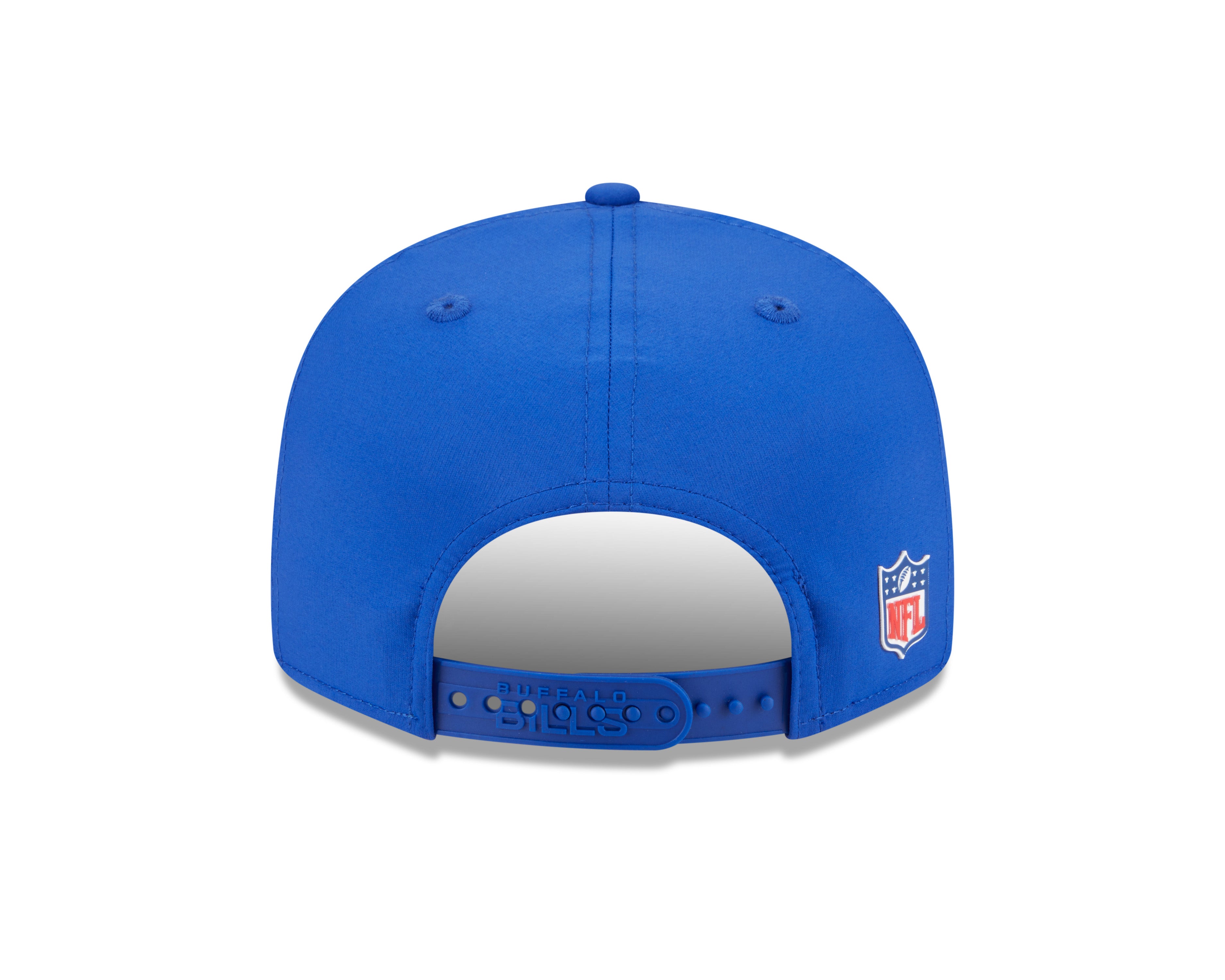 Buffalo Bills NFL New Era Men's Royal Blue 9Fifty 2025 Sideline Hot Weather Split Panel Snapback
