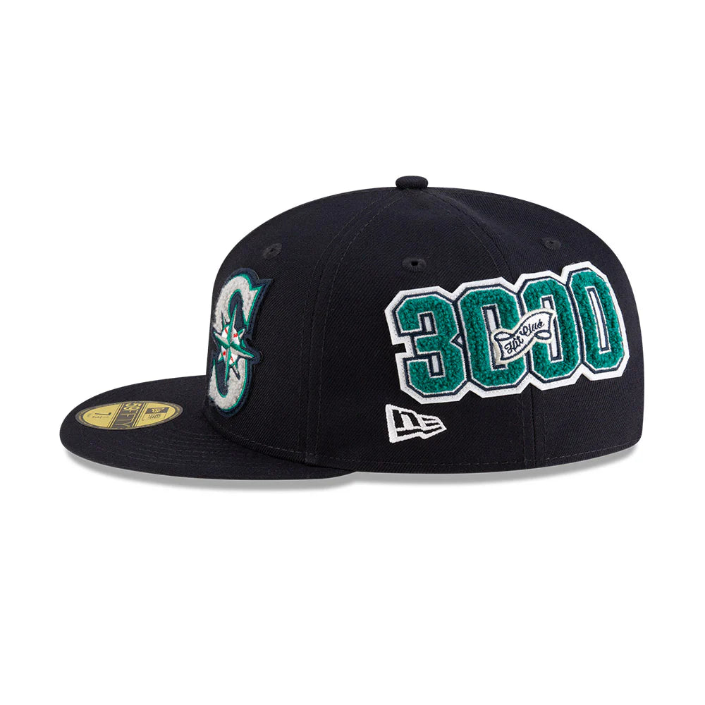 Casquette ajustée 59Fifty bleu marine New Era pour homme, Ichiro Suzuki Hall of Fame 2025 des Seattle Mariners de la MLB