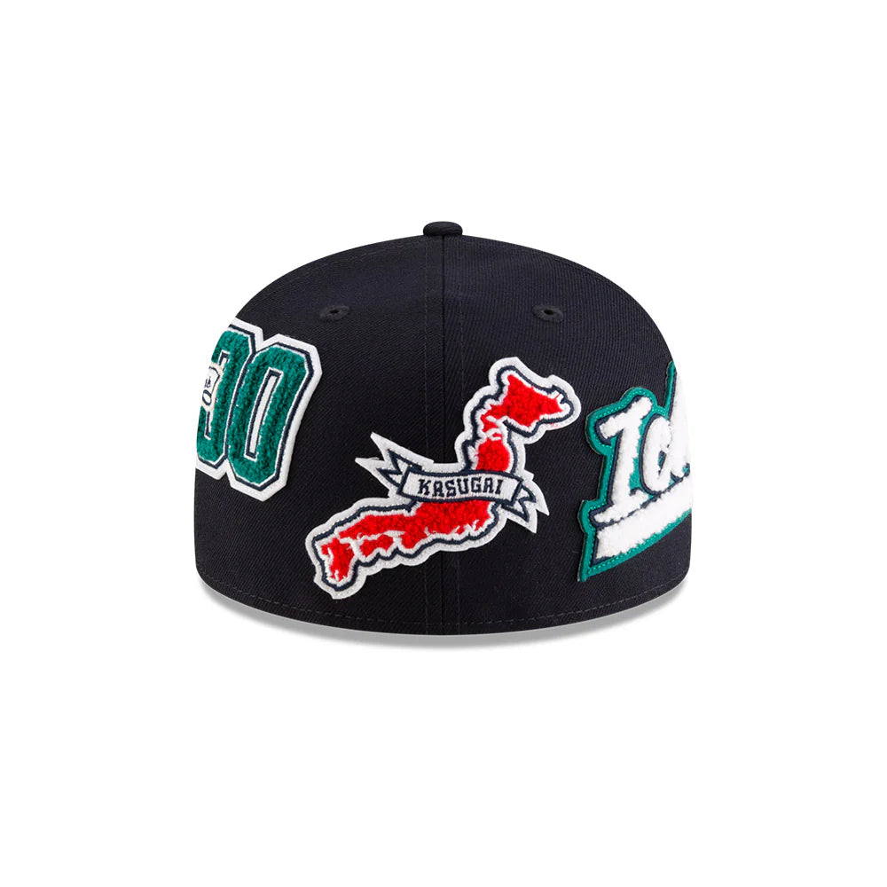Casquette ajustée 59Fifty bleu marine New Era pour homme, Ichiro Suzuki Hall of Fame 2025 des Seattle Mariners de la MLB