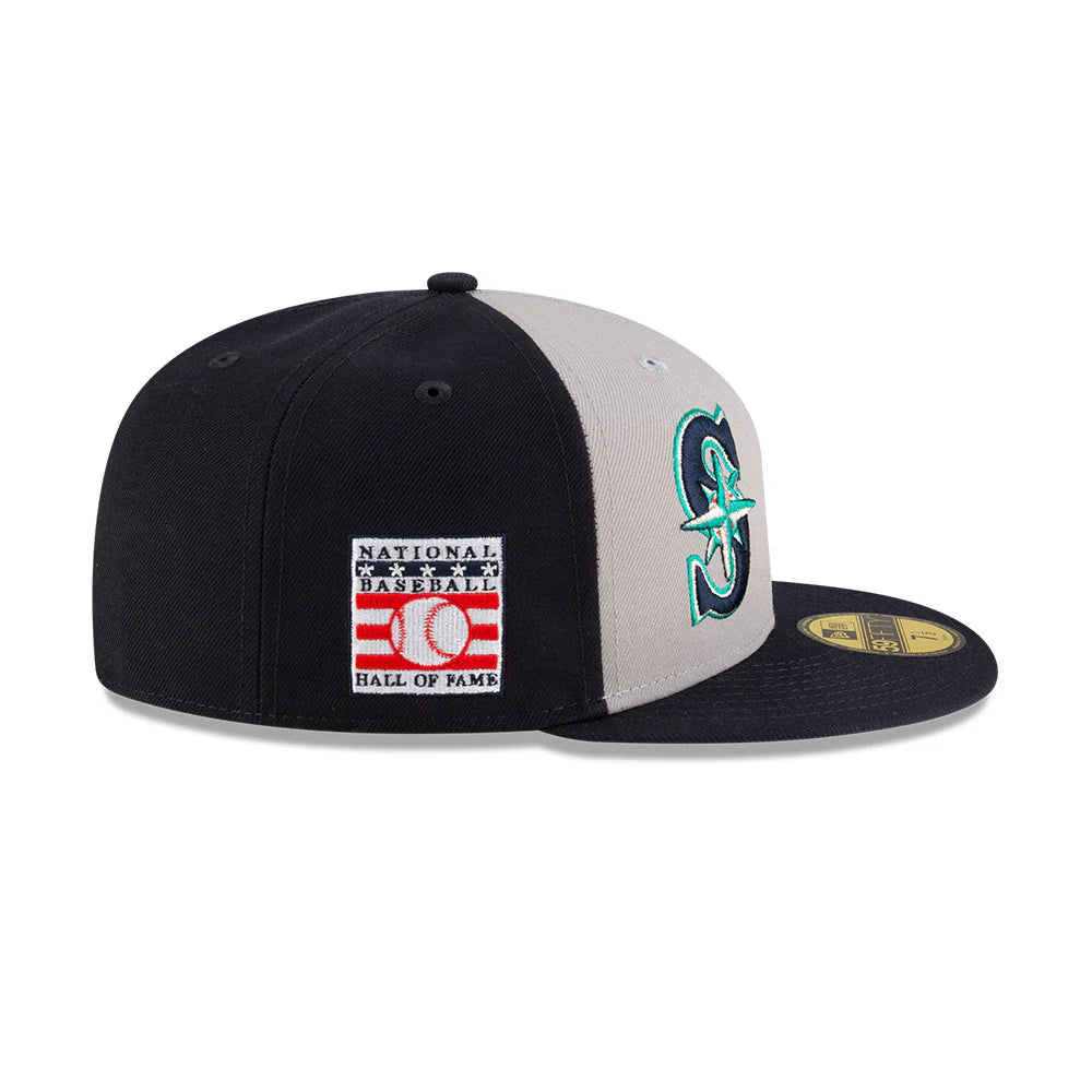 Casquette ajustée 59Fifty bleu marine/gris New Era pour homme, Ichiro Suzuki Hall of Fame 2025 des Seattle Mariners de la MLB