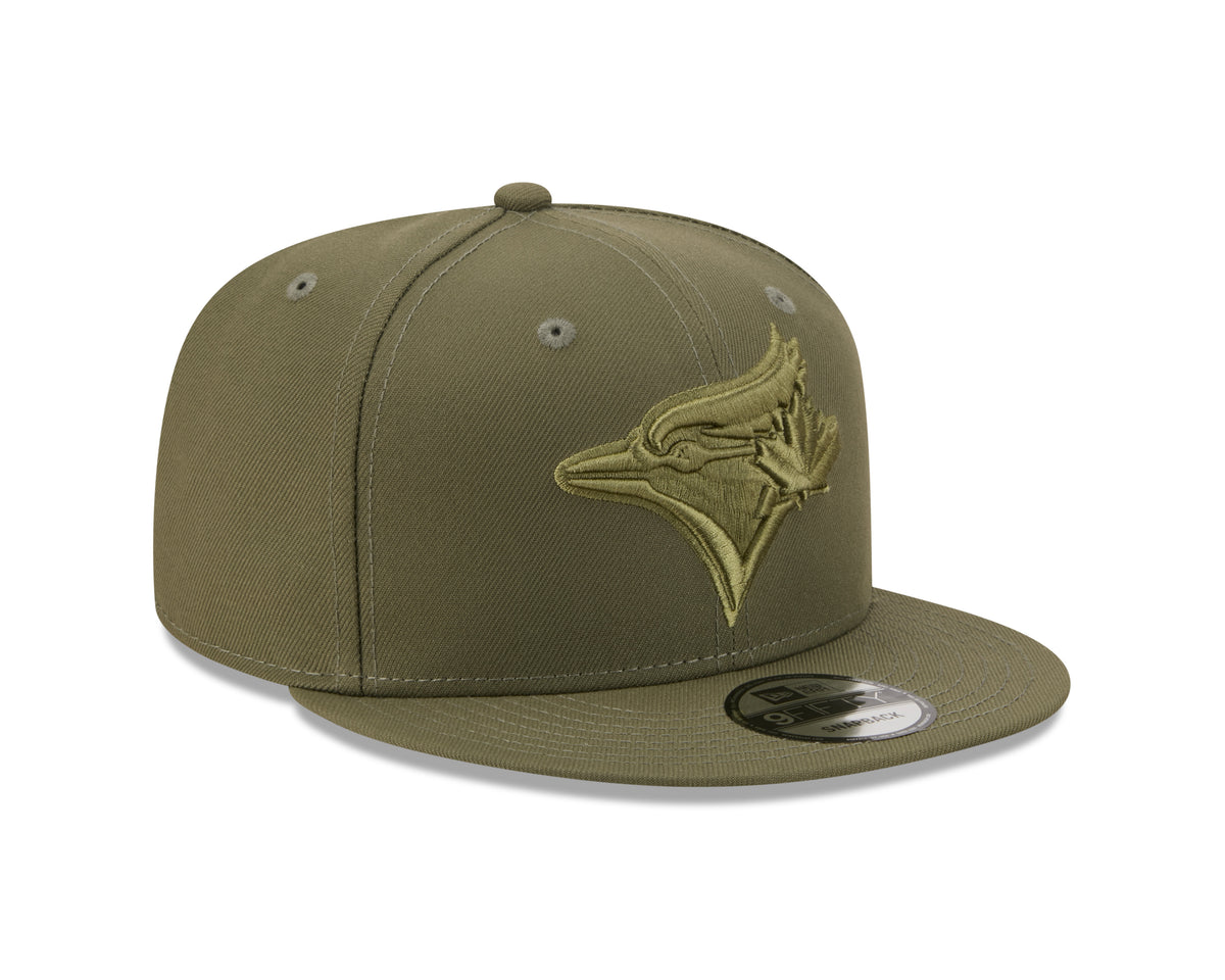 Toronto Blue Jays MLB New Era Men's Olive 9Fifty Color Pack Basic Snapback Hat