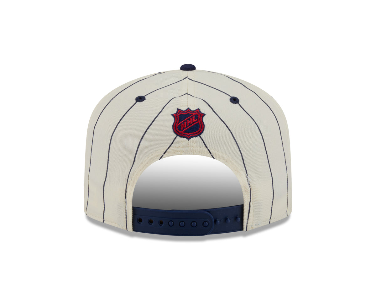 Montreal Canadiens NHL New Era Men's Off White 19Twenty Pinstripe Snapback Hat