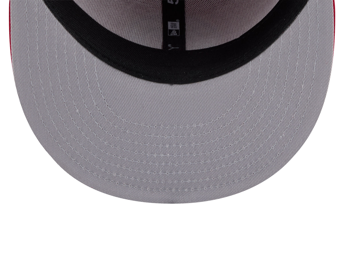Chicago Blackhawks NHL New Era Men's Red 59Fifty Side Script Fitted Hat