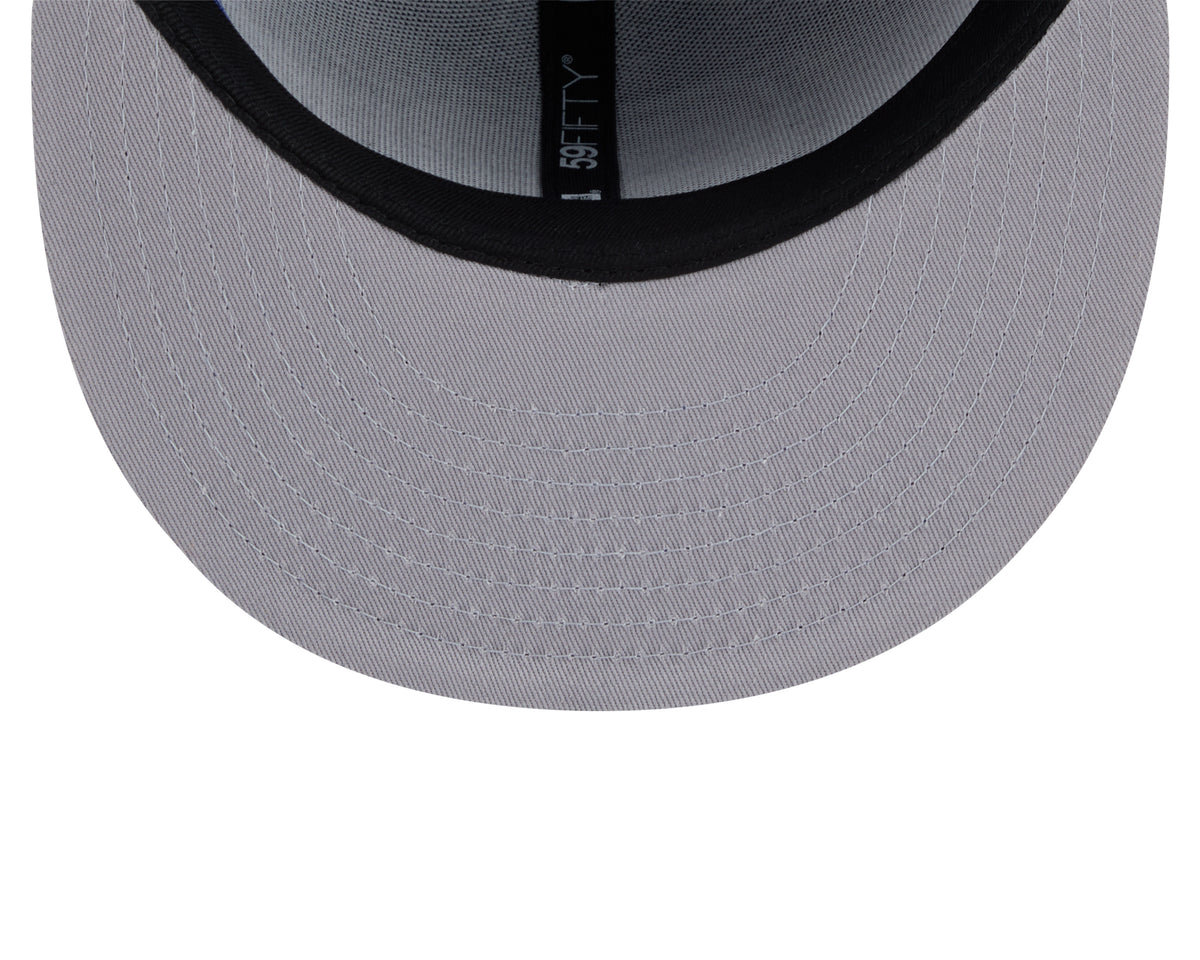 Vancouver Canucks NHL New Era Men's Royal 59Fifty Side Script Fitted Hat