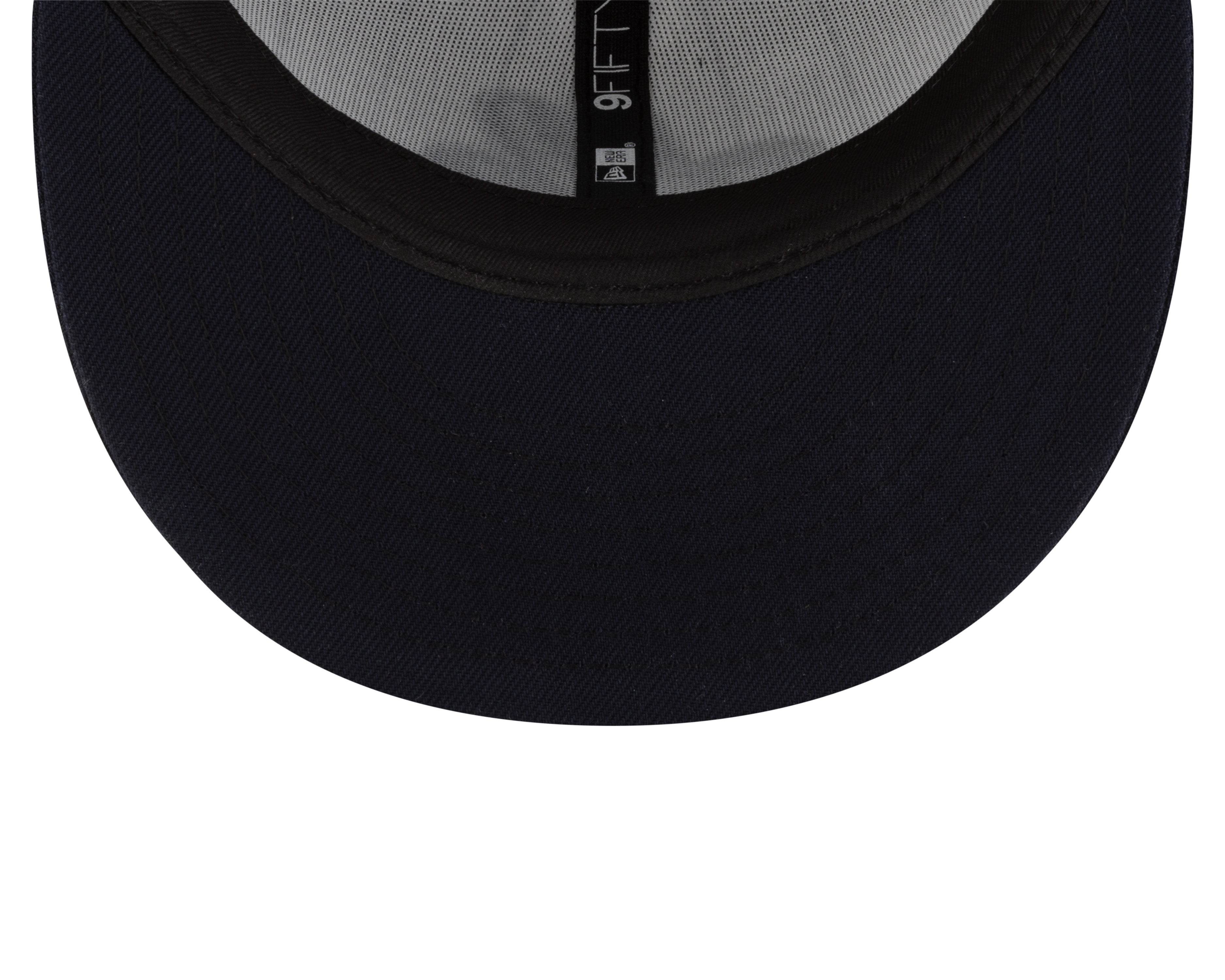 Casquette snapback à rayures Cooperstown 9Fifty bleu marine pour homme des Expos de Montréal MLB New Era