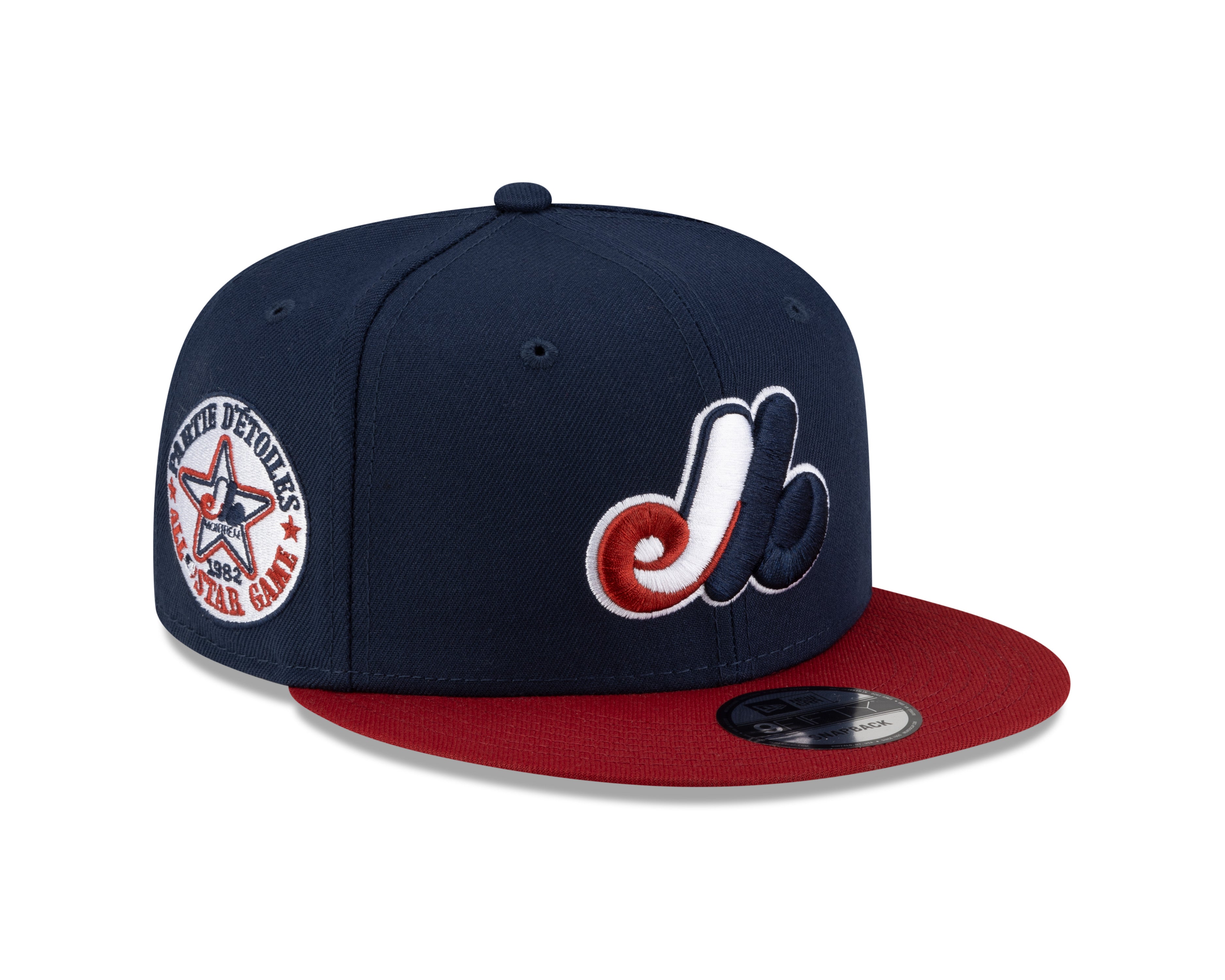 Montreal Expos MLB New Era Men's Navy 9Fifty 1982 All Star Game Cooperstown Snapback