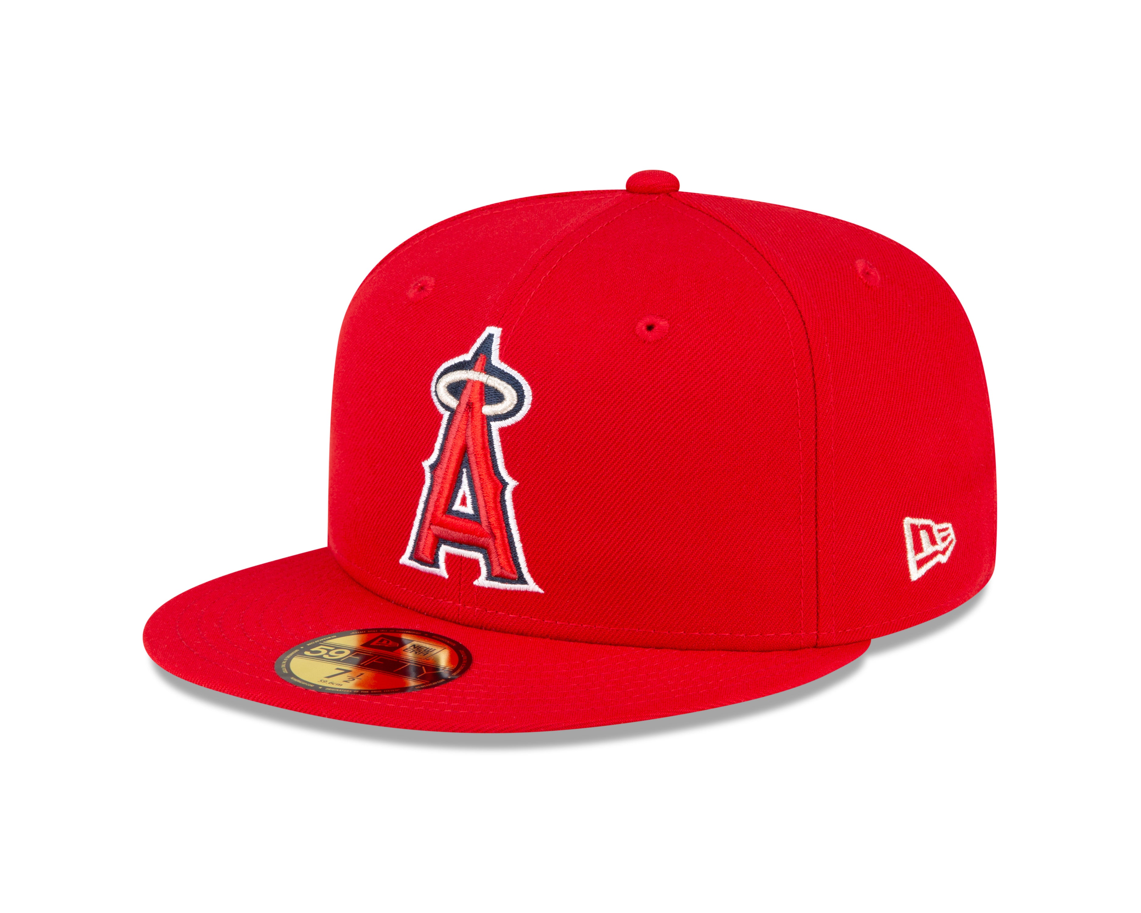 Los Angeles Angels MLB New Era Casquette ajustée 59Fifty Authentic Collection On Field pour hommes de coloris rouge