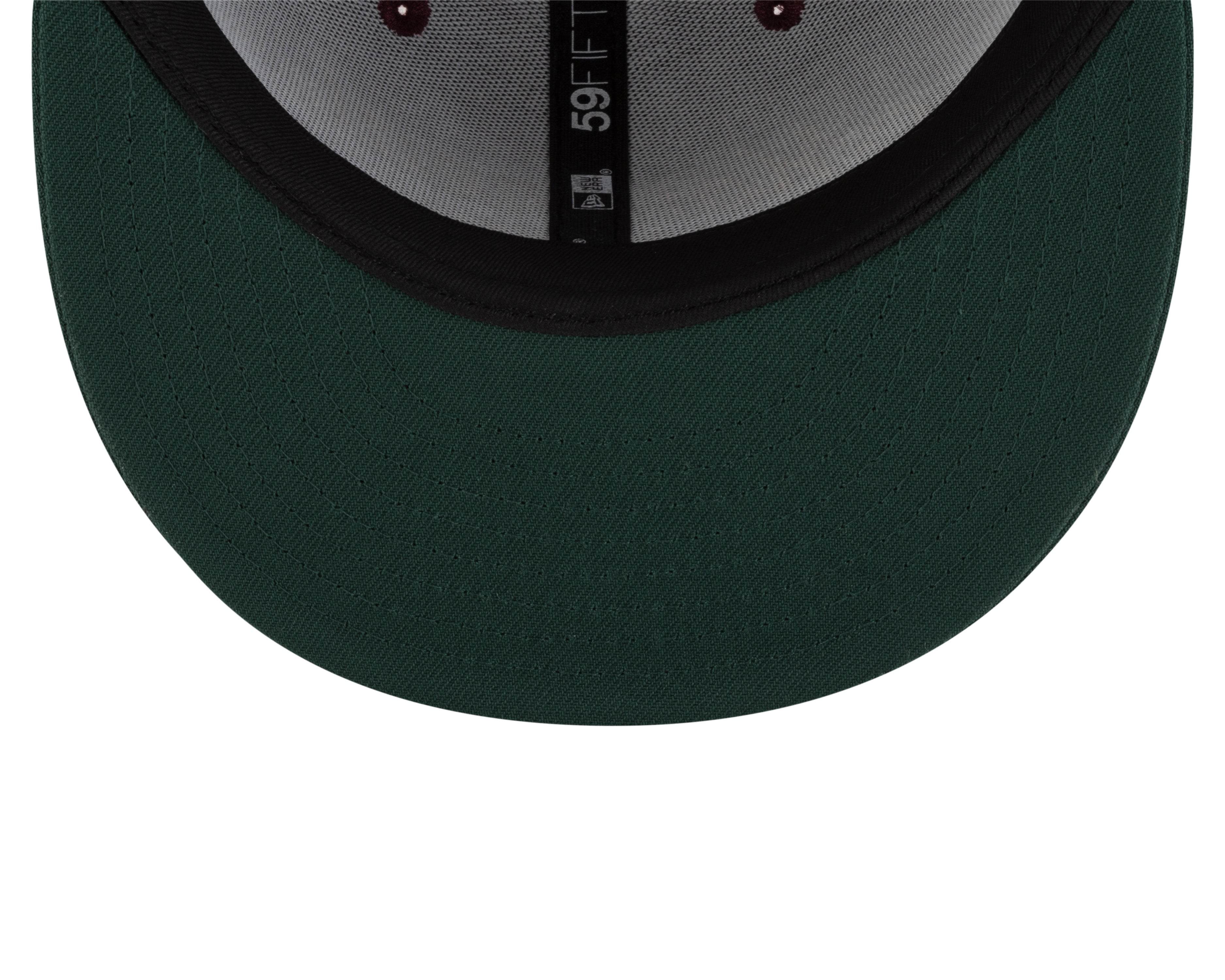 Expos de Montréal MLB New Era pour hommes marron/vert 59Fifty Olympic Stadium Patch Cooperstown Casquette ajustée