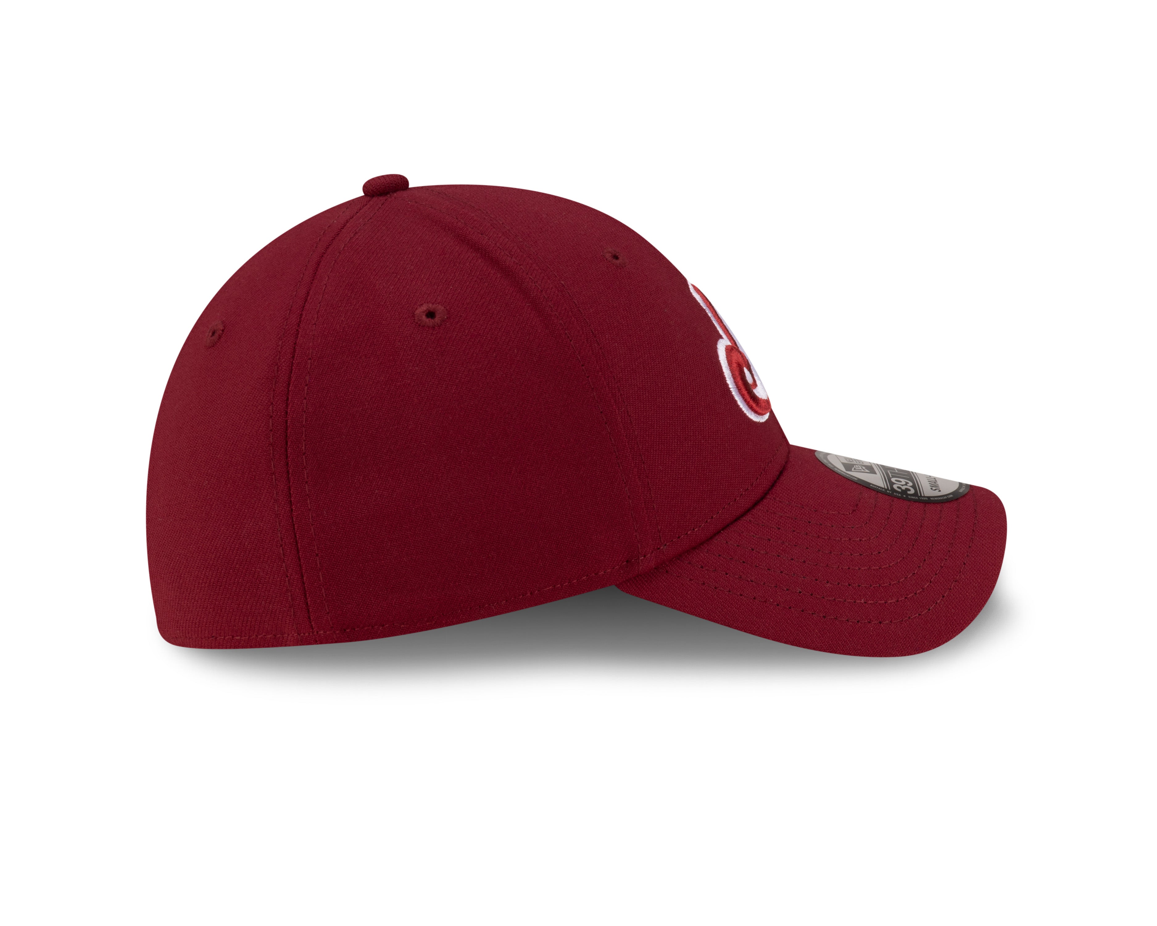 Montreal Expos MLB New Era Men's Maroon 39Thirty Team Classic Stretch Fit Hat