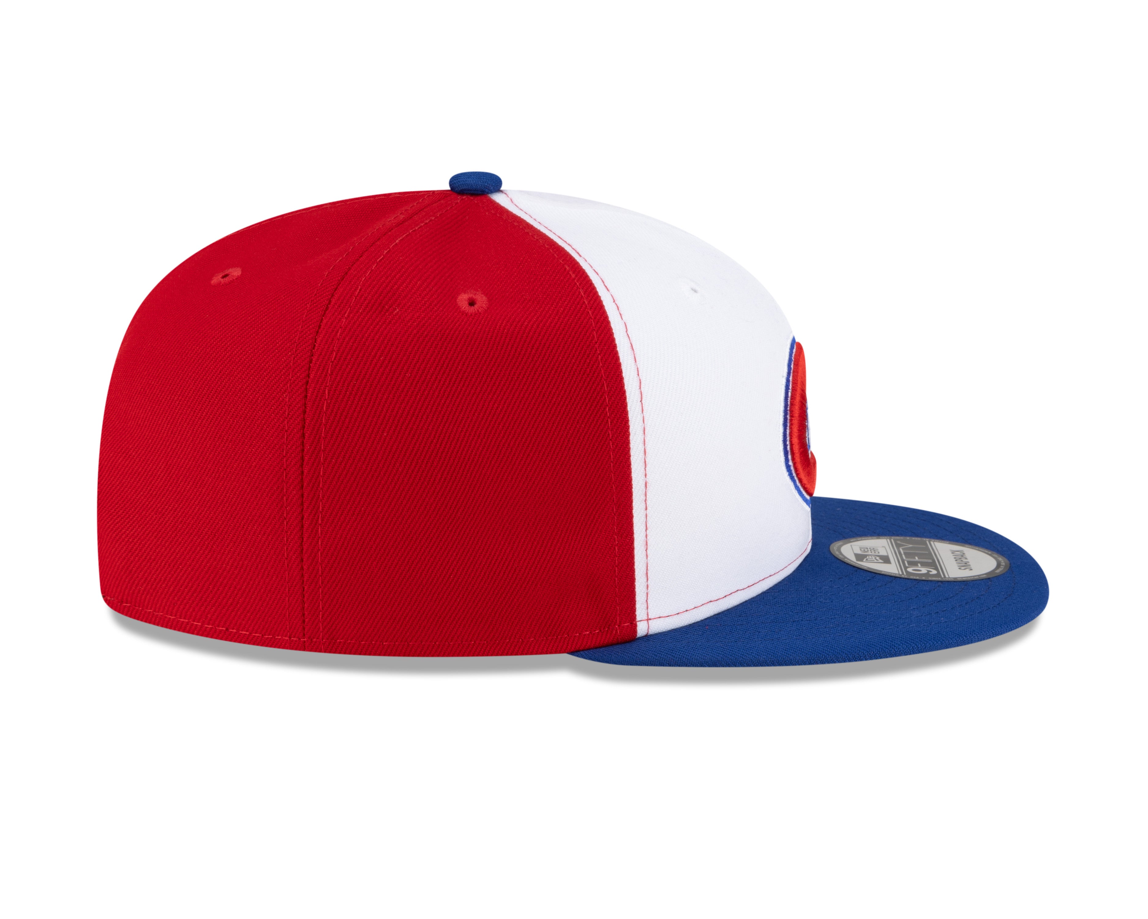 Casquette snapback tricolore 9Fifty de la LNH des Canadiens de Montréal de New Era pour homme