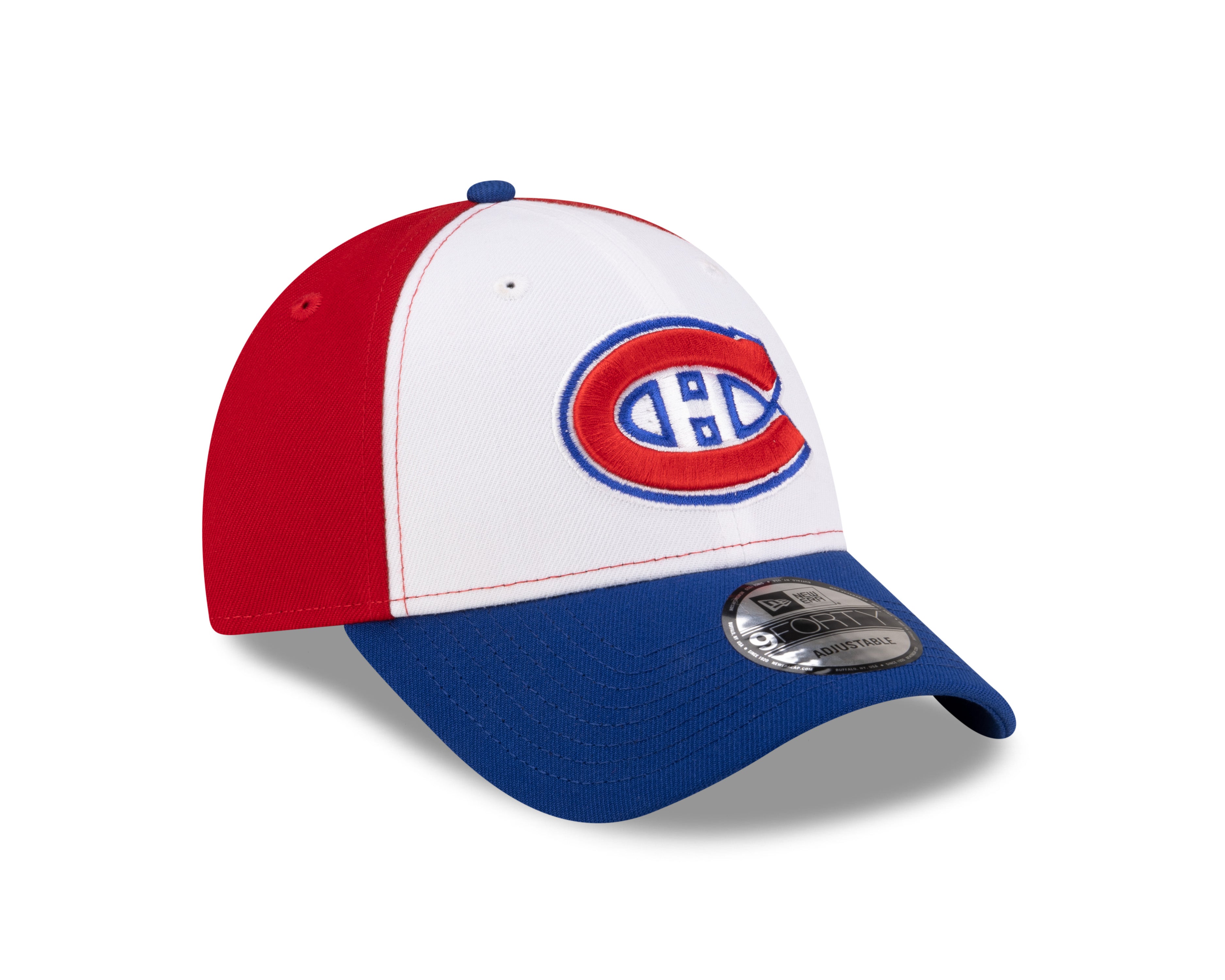 Montreal Canadiens NHL New Era Men's Tricolor 9Forty Adjustable Hat