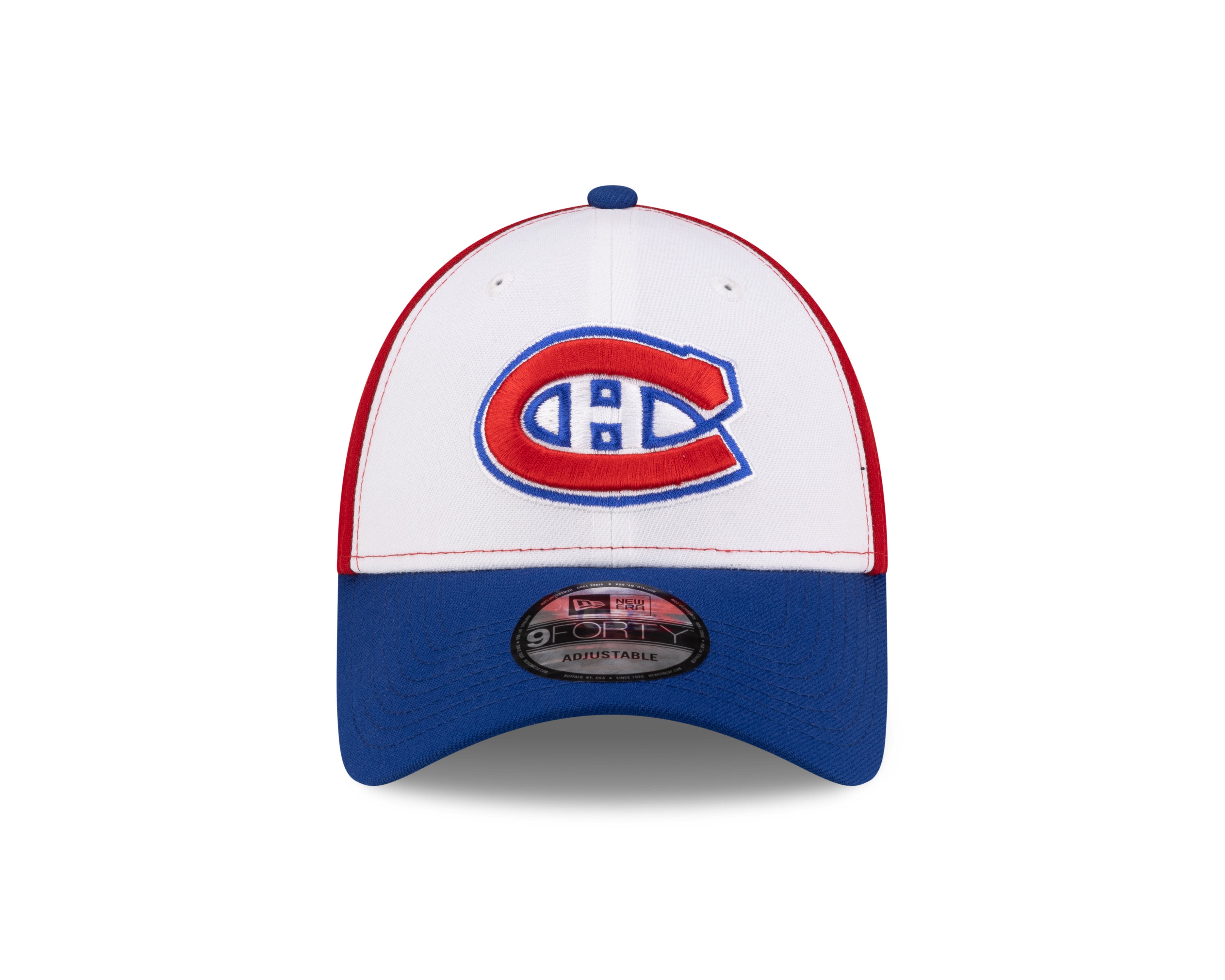 Montreal Canadiens NHL New Era Men's Tricolor 9Forty Adjustable Hat