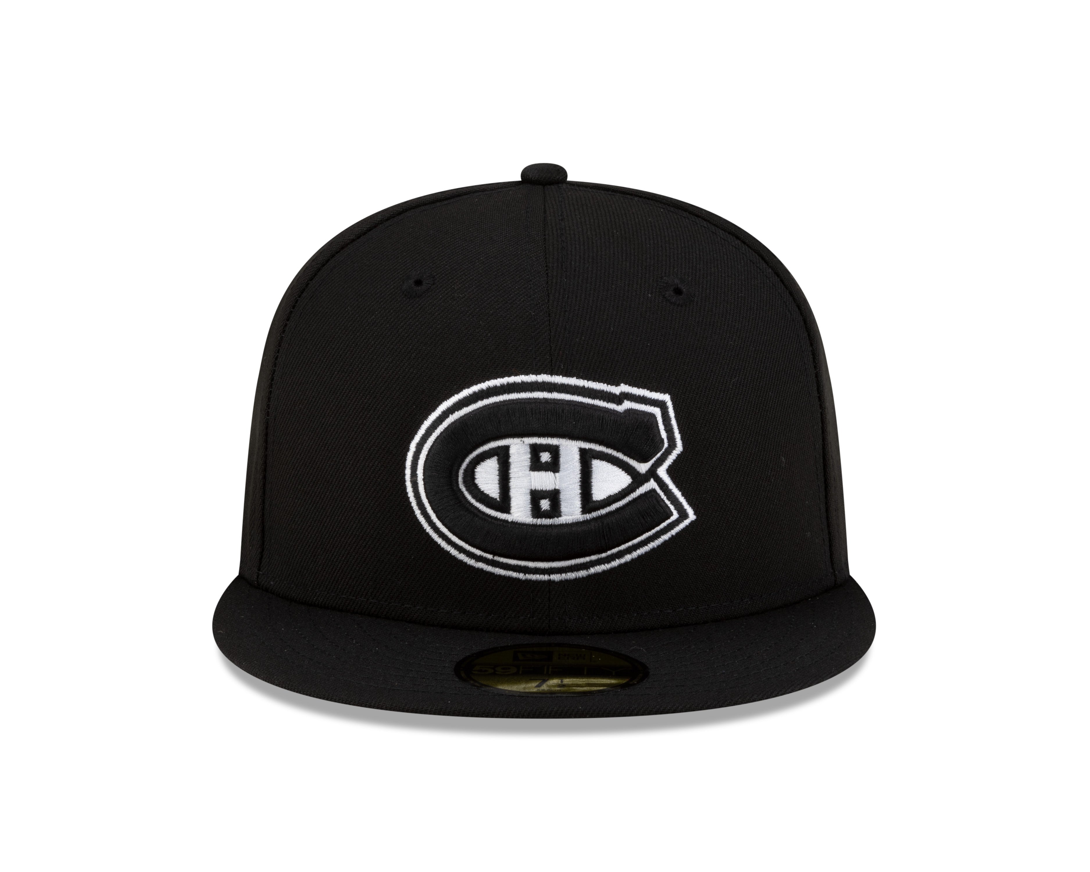 Montreal Canadiens NHL New Era Men's Black/White 59Fifty Fitted Hat
