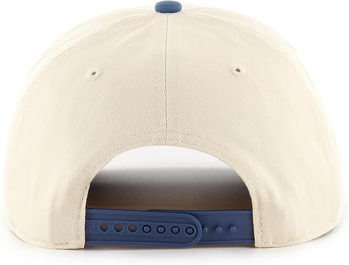 Toronto Blue Jays MLB 47 Brand Men's Natural / Light Blue Two Tone 1977 Logo Hitch Snapback Hat