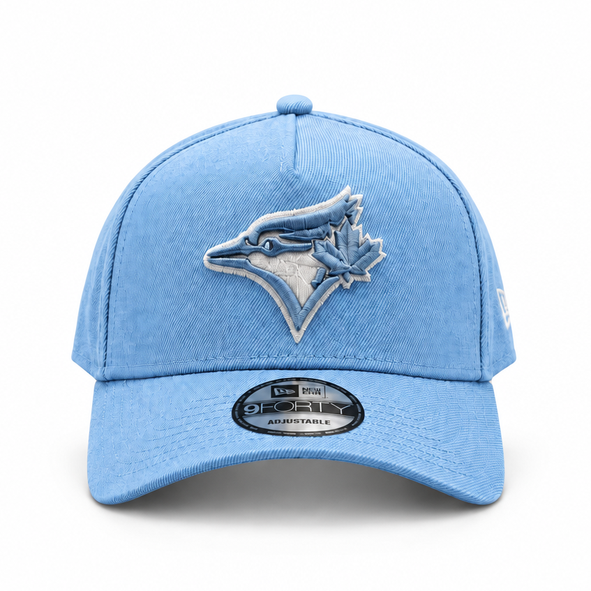 Toronto Blue Jays MLB New Era Men's Sky Blue 9Forty A-Frame Snapback Hat