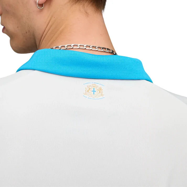 Olympique de Marseille Ligue 1 Puma Men's White 2025/26 Replica Home Jersey