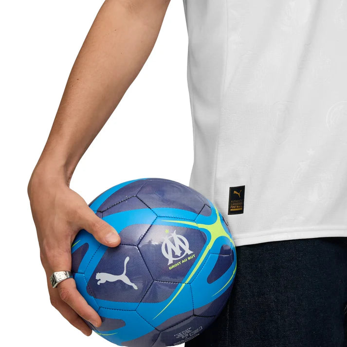 Olympique de Marseille Ligue 1 Puma Men's White 2025/26 Replica Home Jersey