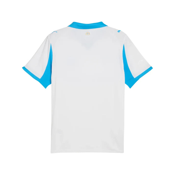 Olympique de Marseille Ligue 1 Puma Homme Blanc 2025/26 Réplique Maillot Domicile