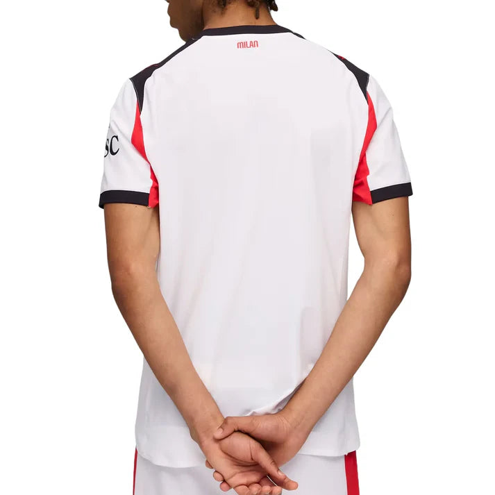 AC Milan Serie A Puma Men's White 2025/26 Authentic Away Jersey