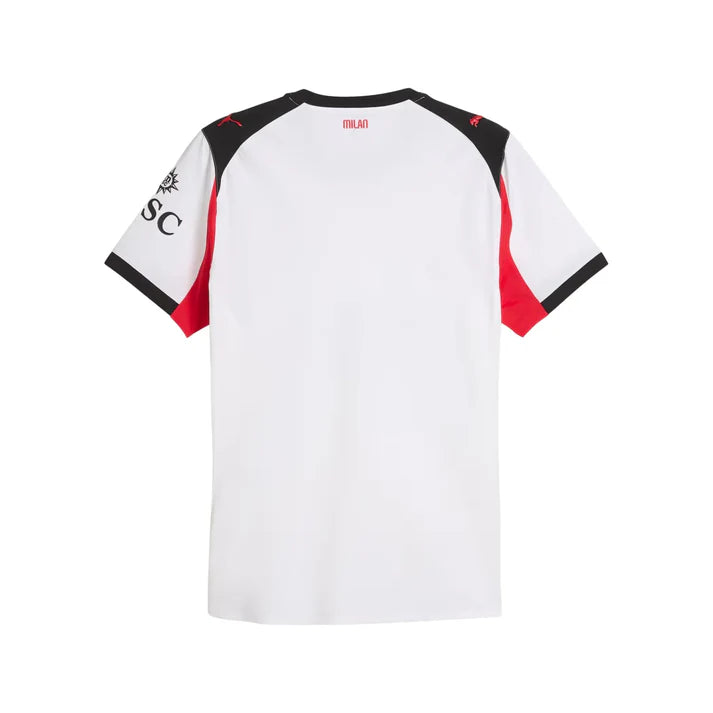 AC Milan Serie A Puma Men's White 2025/26 Authentic Away Jersey