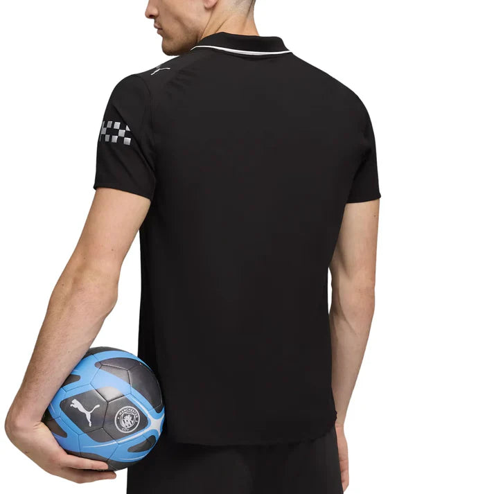 Maillot extérieur authentique noir Manchester City EPL Puma pour homme 2025/26 avec boîte