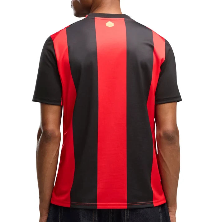 AC Milan Serie A Puma Men's Black/Red 2026/27 Home Replica Jersey