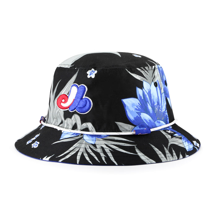 Montreal Expos MLB 47 Brand Men's Dark Tropic Bucket Hat