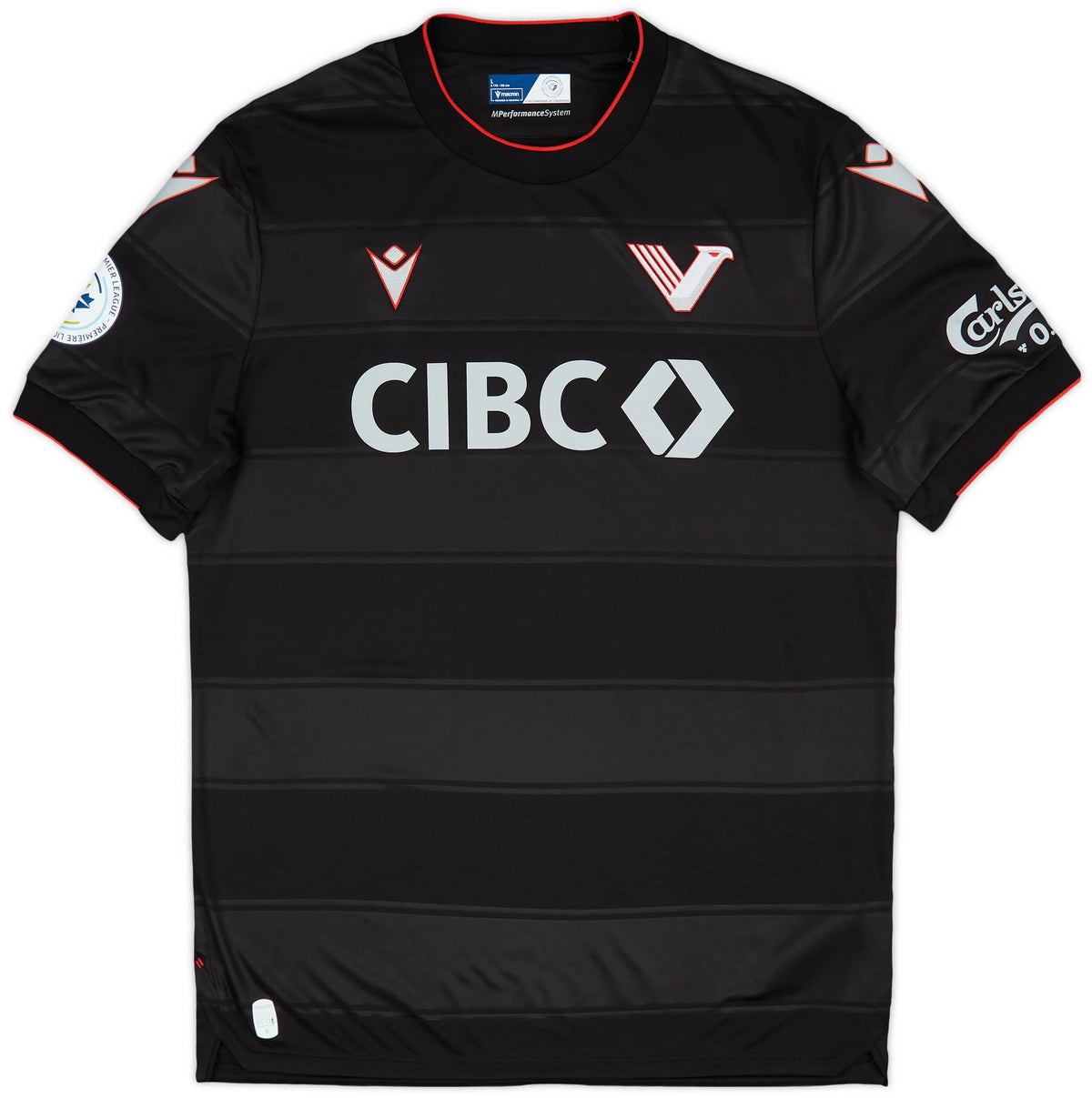 Maillot de match principal noir pour homme Vancouver FC CPL Macron 2025/26