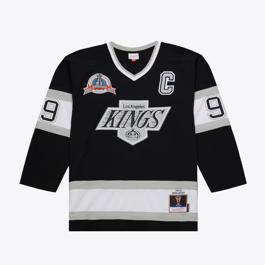 Wayne Gretzky Los Angeles Kings NHL Mitchell & Ness Men's Black 1992/93 Power Play Authentic Jersey