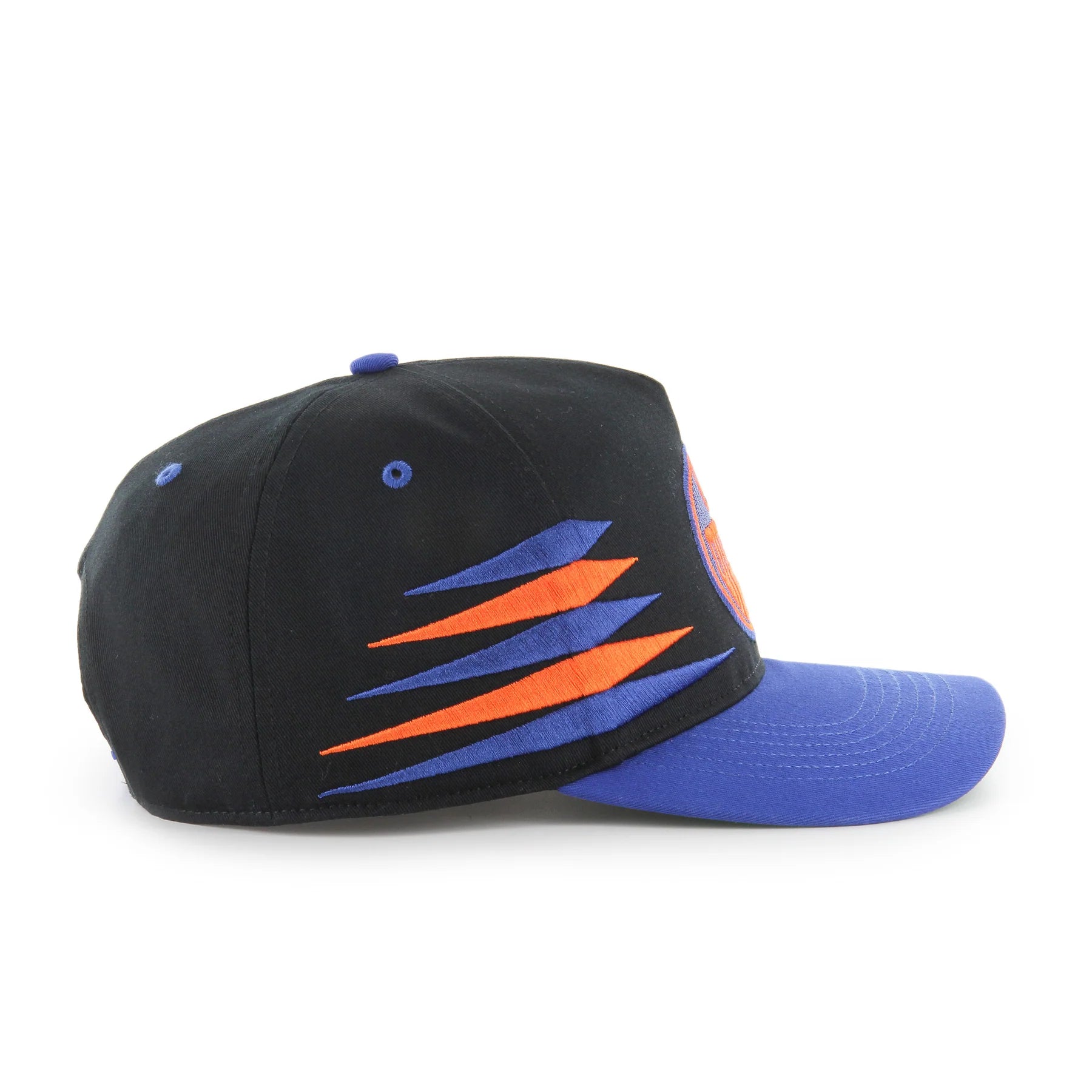 Edmonton Oilers NHL 47 Brand Men's Black Diamond Hitch Snapback Hat