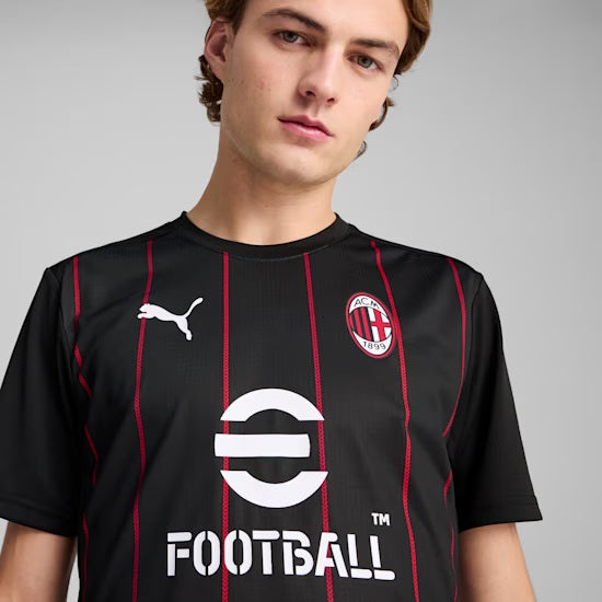 AC Milan Serie A Puma Men's Black 2024/25 Pre-Match Jersey