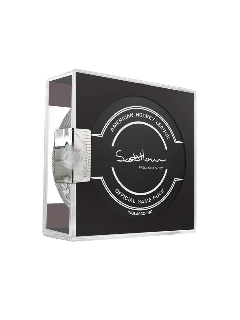 Abbotsford Canucks AHL Inglasco 2024-25 Officially Licensed Game Hockey Puck