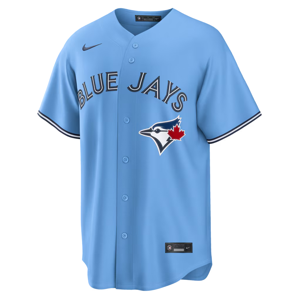 Alejandro Kirk Toronto Blue Jays MLB Nike Men's Light Blue Pro-Stitched Replica Jersey