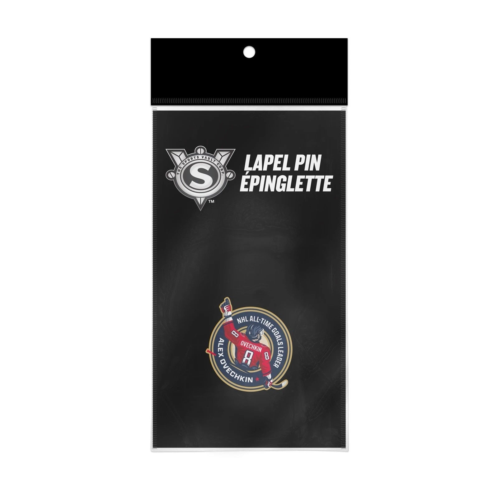 Alexander Ovechkin Washington Capitals NHL TSV 895 Goals Collector Enamel Pin